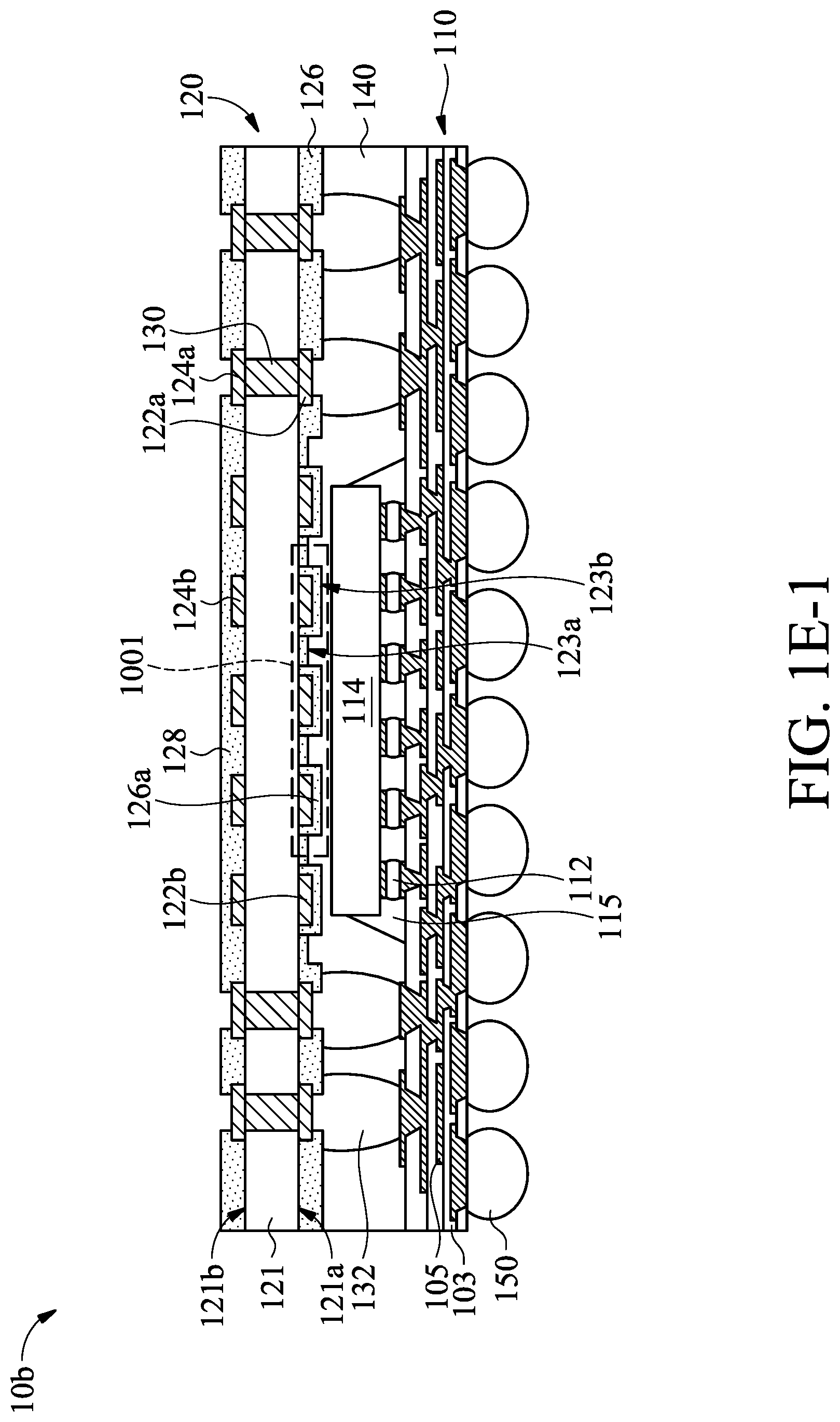 Patent US12308313 Figure 5 – Semiconductor package with improved interposer structure