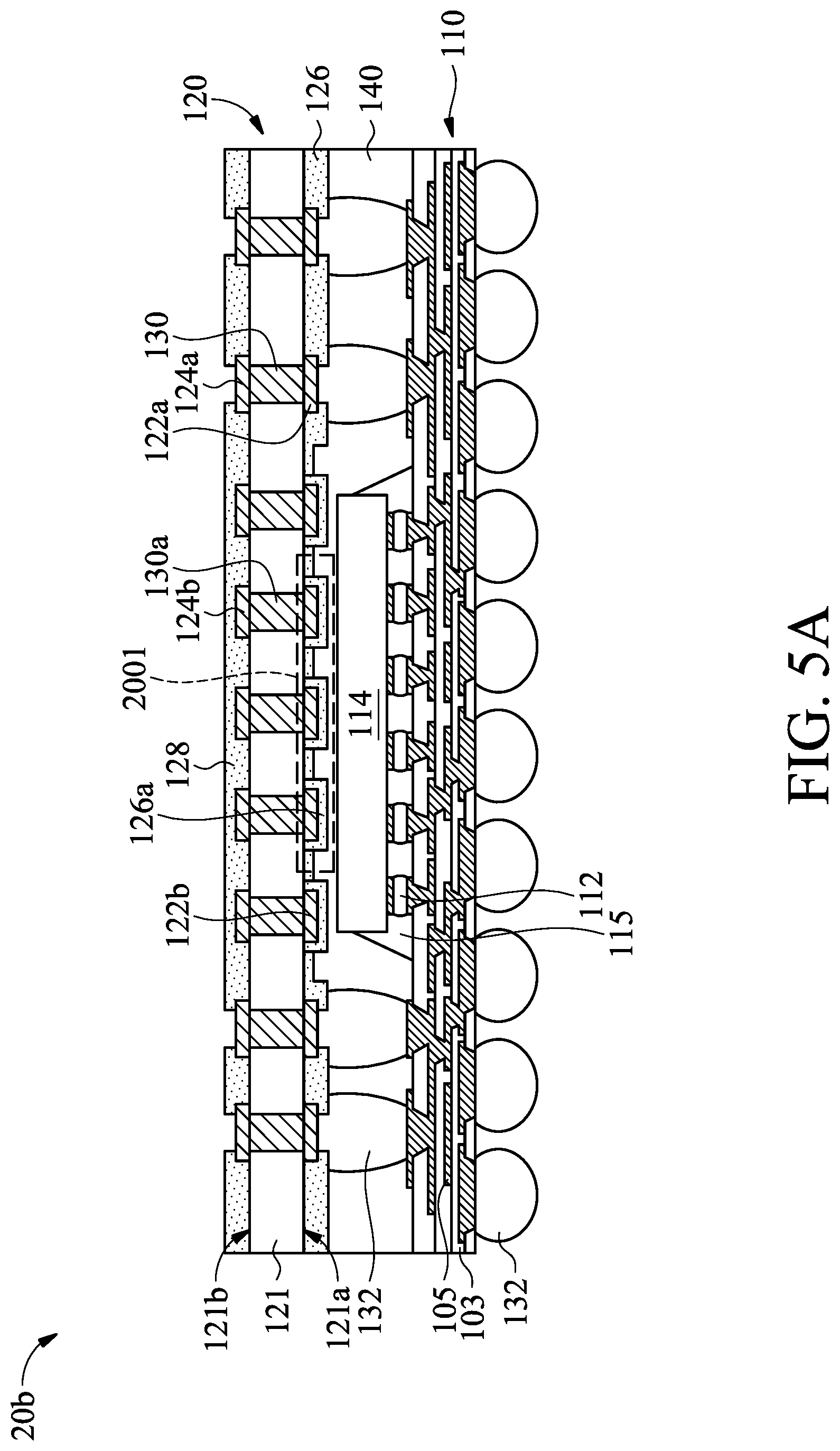 Patent US12308313 Figure 14 – Semiconductor package with improved interposer structure