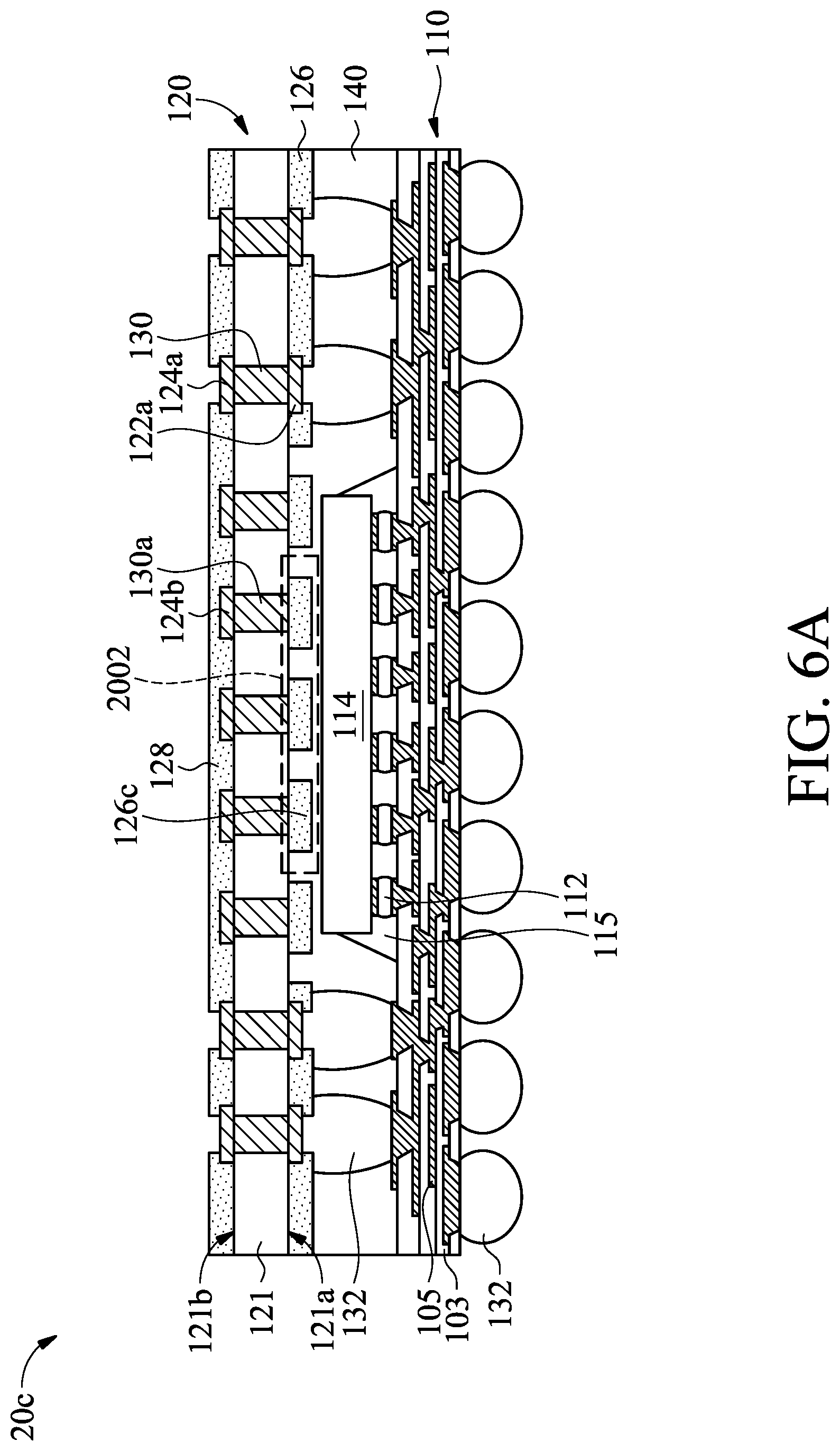 Patent US12308313 Figure 16 – Semiconductor package with improved interposer structure