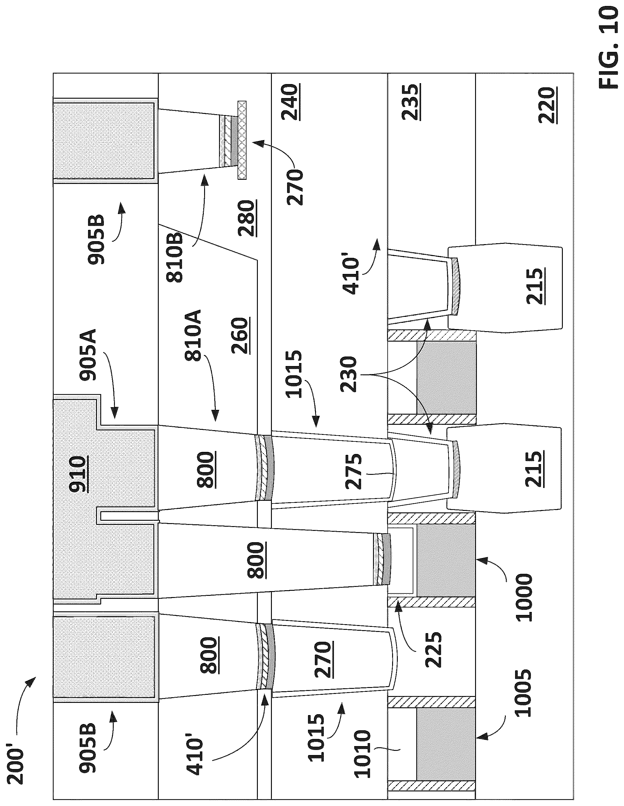 Patent US12308314 Figure 10 – Metal loss prevention in conductive structures
