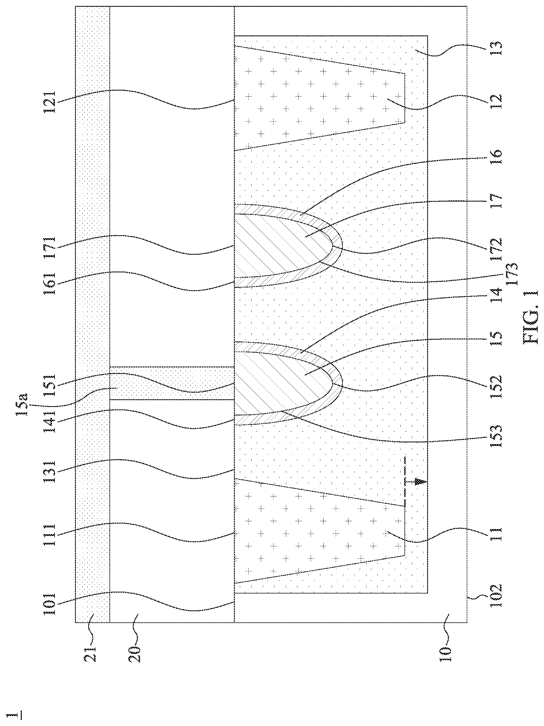 Patent US12308315 Figure 1 – Fuse component and semiconductor device