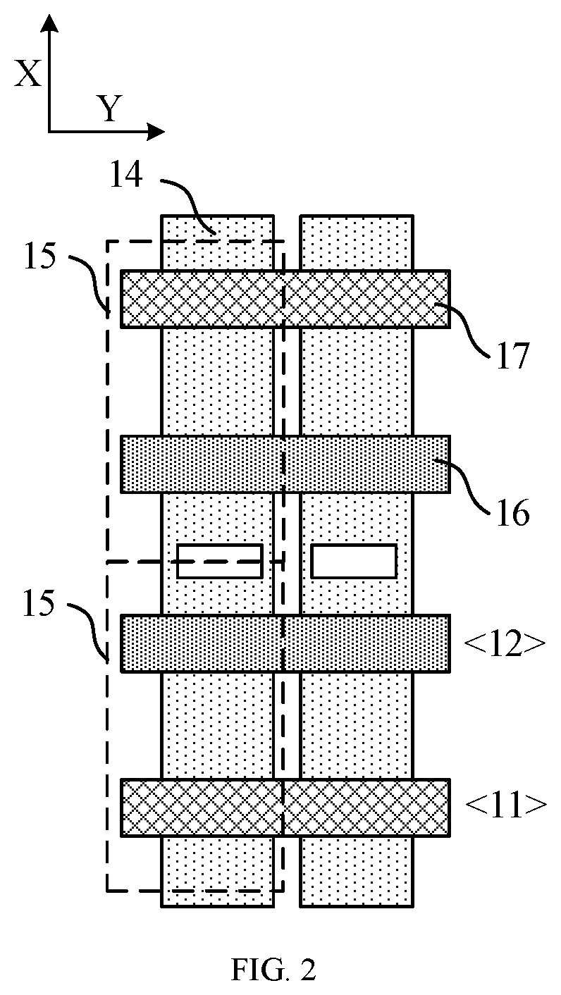 Patent US12308316 Figure 2 – Anti-fuse storage layout and circuit thereof, and anti-fuse memory and design method thereof