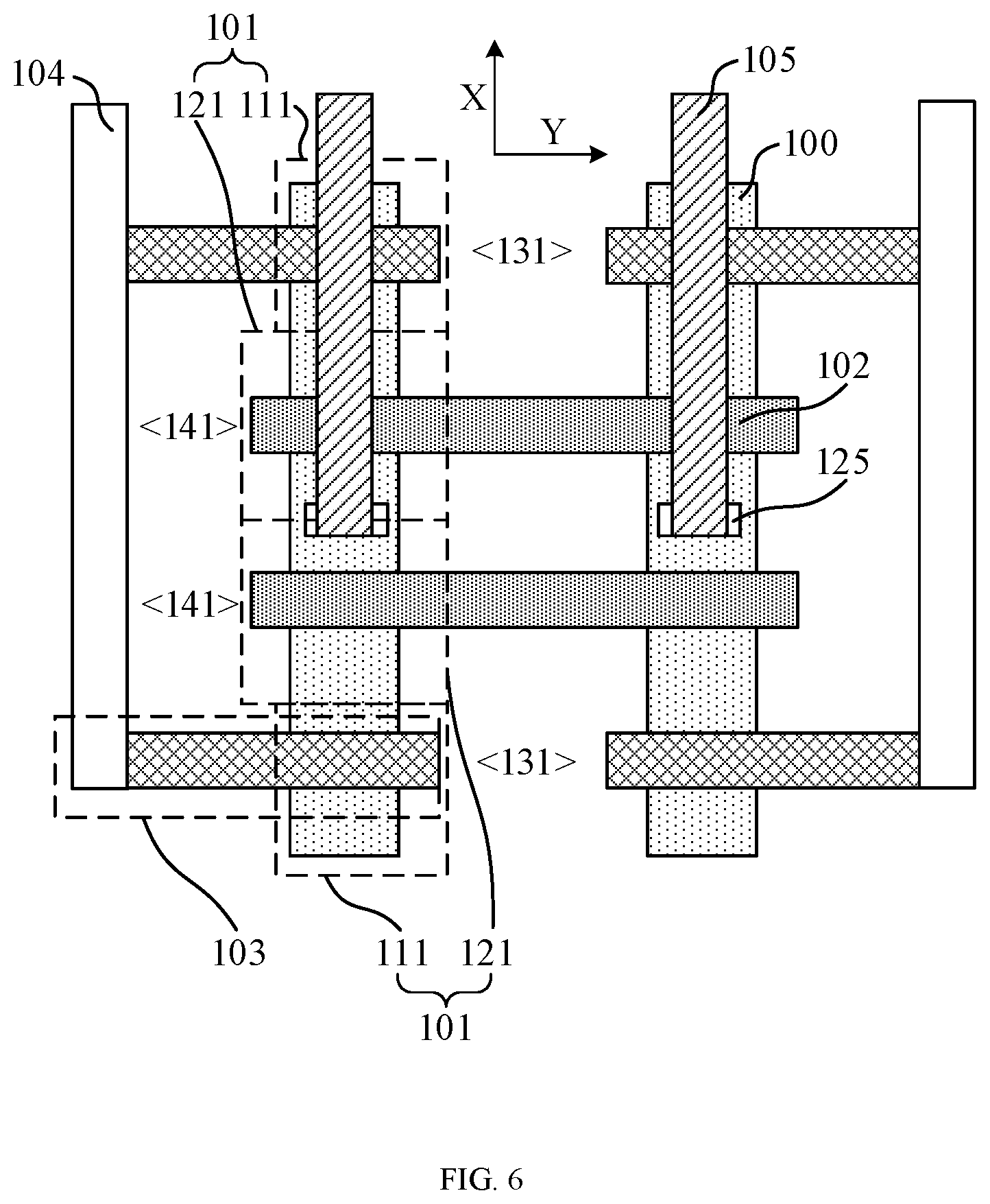 Patent US12308316 Figure 6 – Anti-fuse storage layout and circuit thereof, and anti-fuse memory and design method thereof
