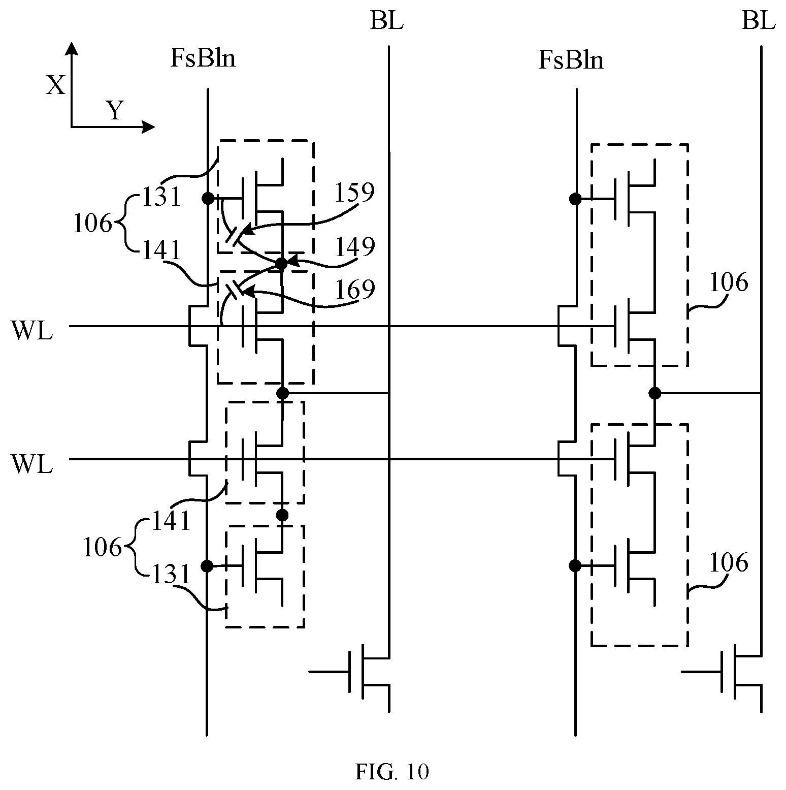 Patent US12308316 Figure 8 – Anti-fuse storage layout and circuit thereof, and anti-fuse memory and design method thereof