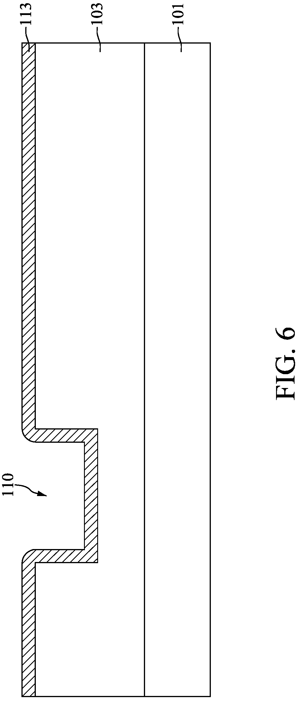 Patent US12308318 Figure 6 – Semiconductor device structure with barrier portion