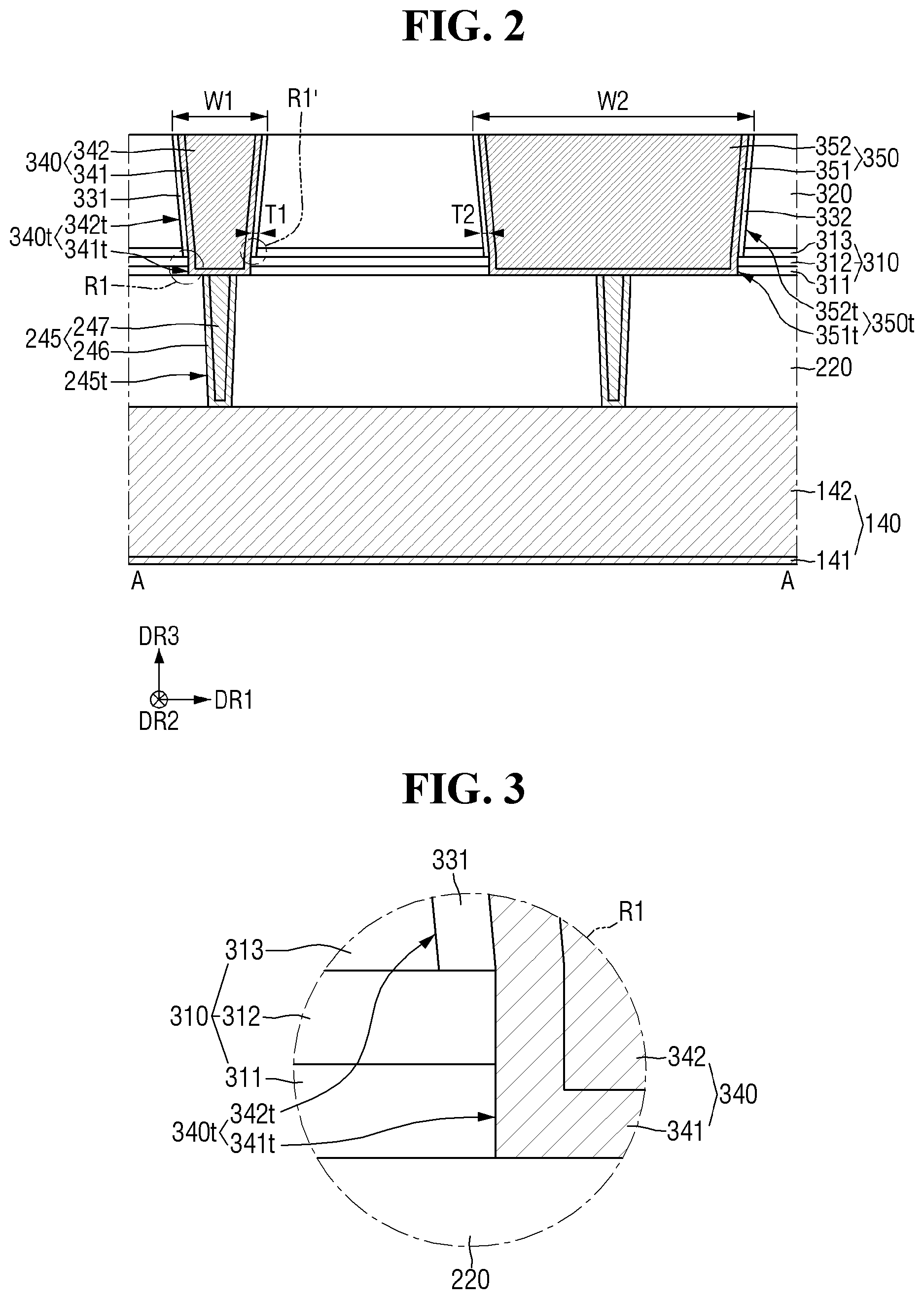 Patent US12308320 Figure 2 – Semiconductor device and method for fabricating semiconductor device