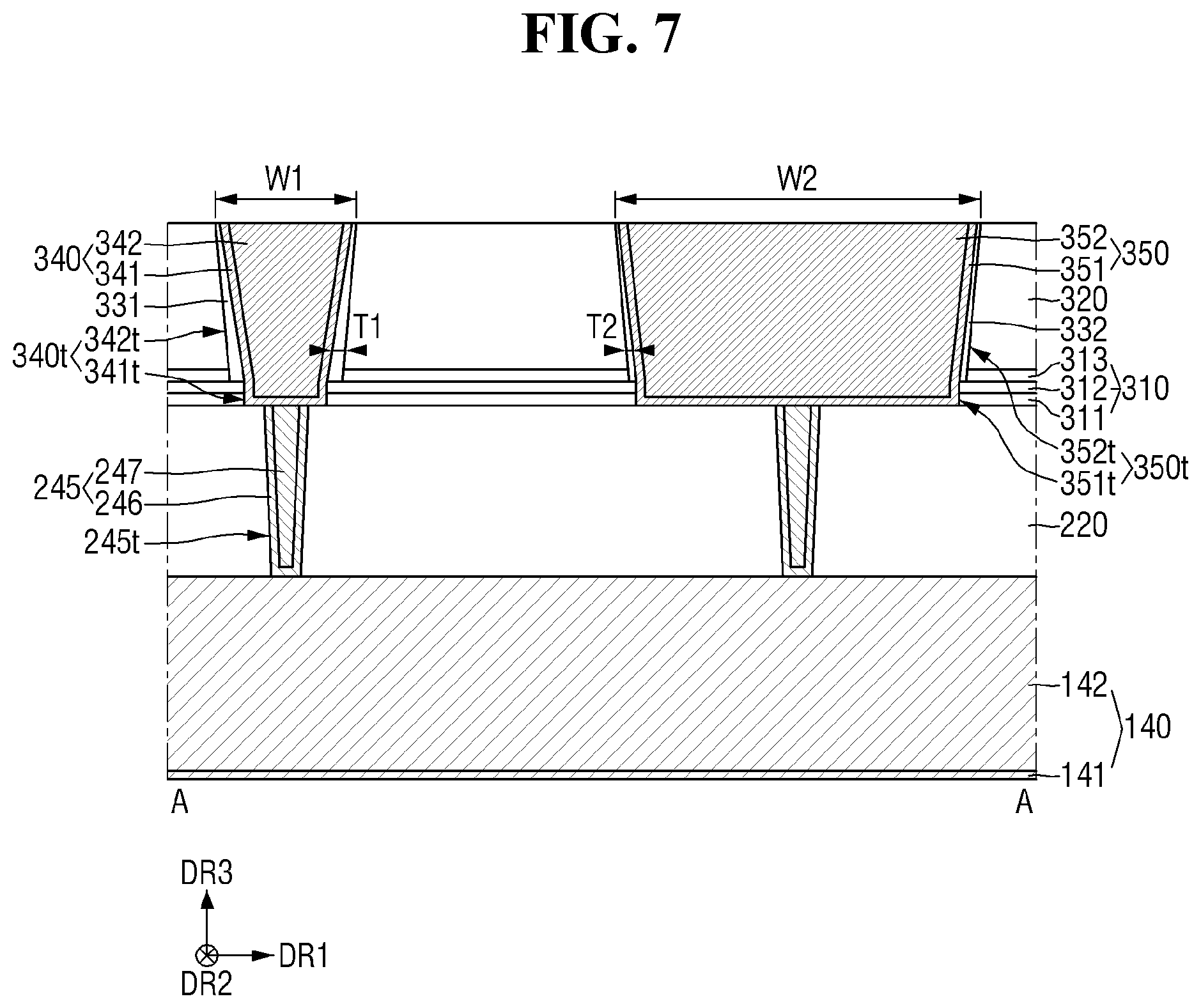 Patent US12308320 Figure 5 – Semiconductor device and method for fabricating semiconductor device
