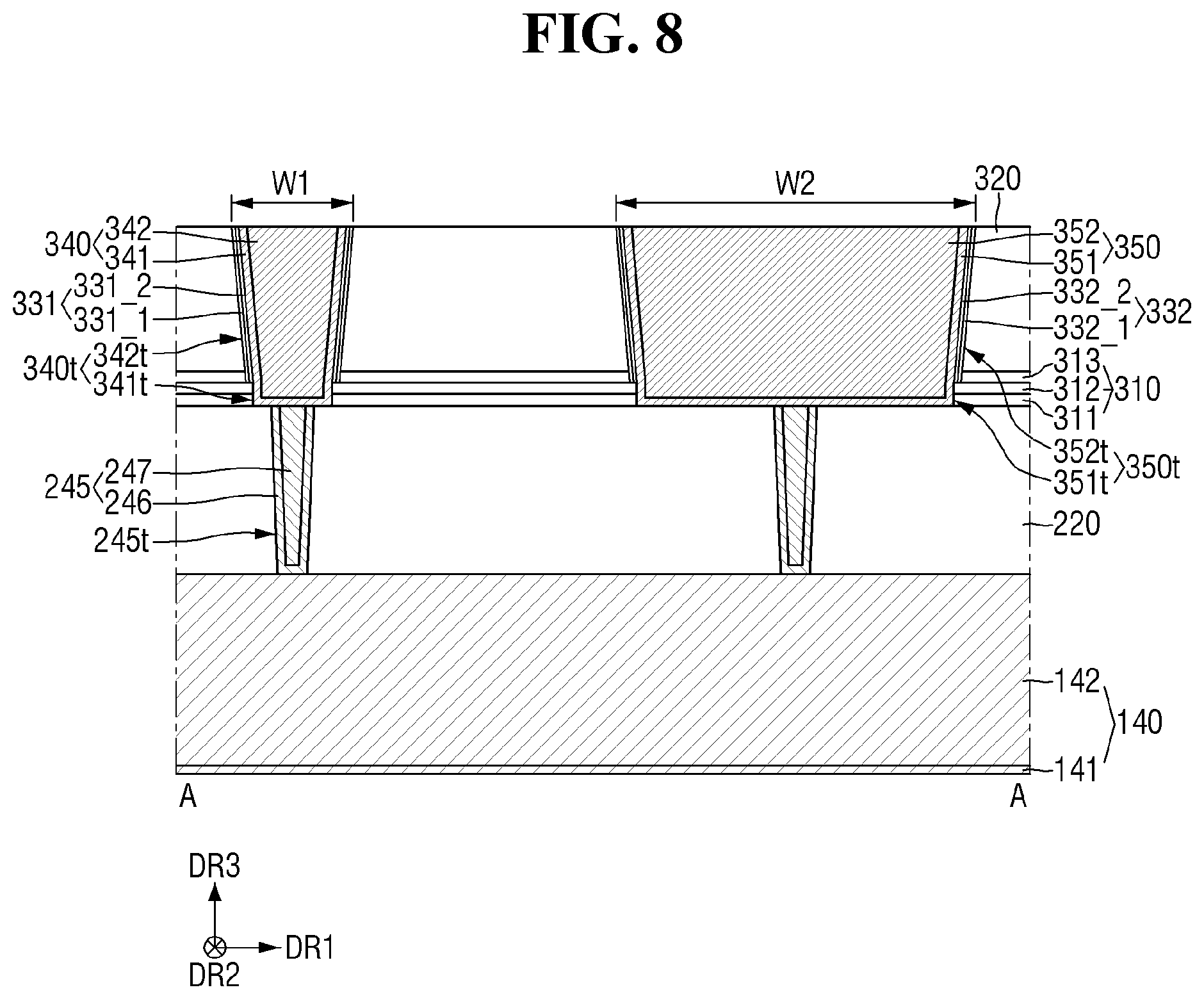 Patent US12308320 Figure 6 – Semiconductor device and method for fabricating semiconductor device