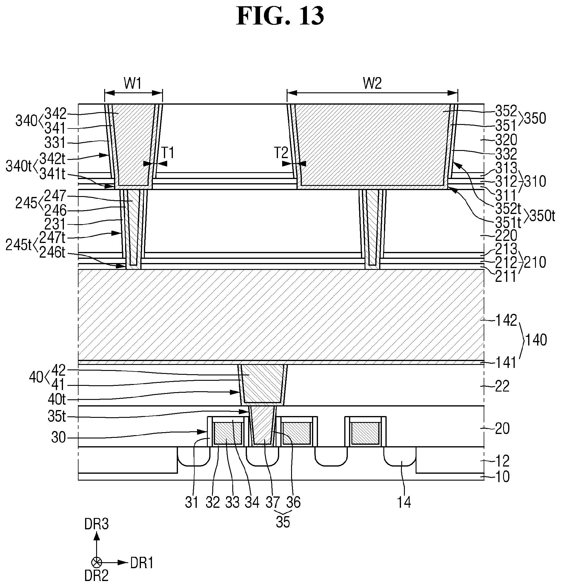 Patent US12308320 Figure 11 – Semiconductor device and method for fabricating semiconductor device