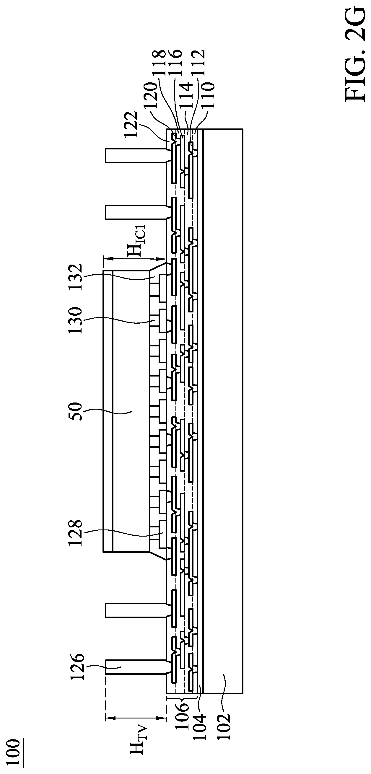 Patent US12308322 Figure 8 – Dual-sided routing in 3D semiconductor system-in-package structure and methods of forming the same