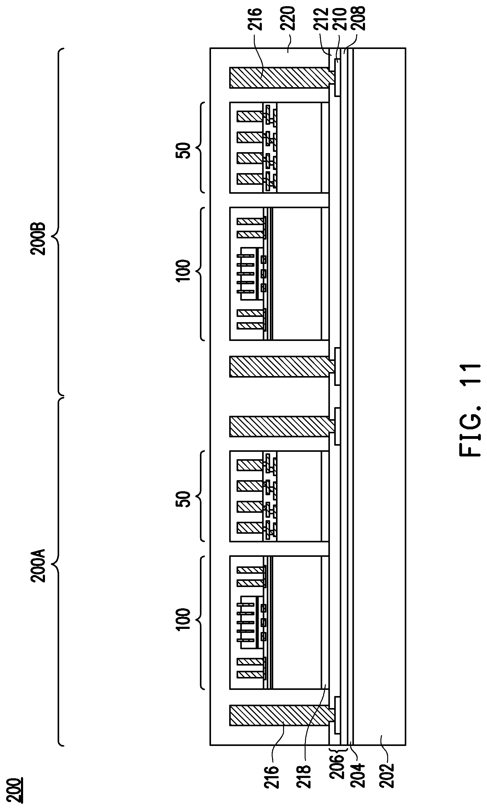 Patent US12308323 Figure 9 – Package-on-package device