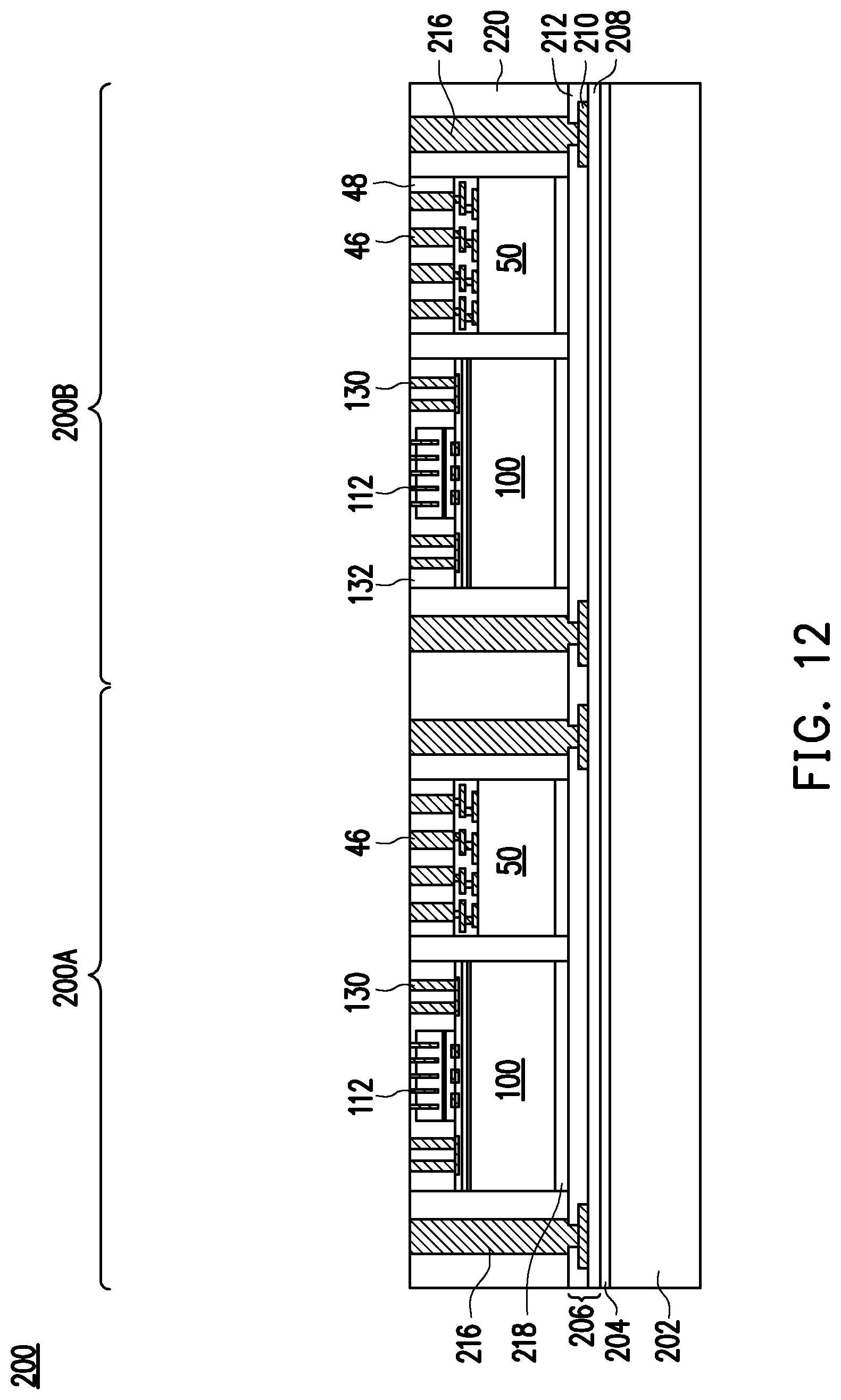 Patent US12308323 Figure 10 – Package-on-package device