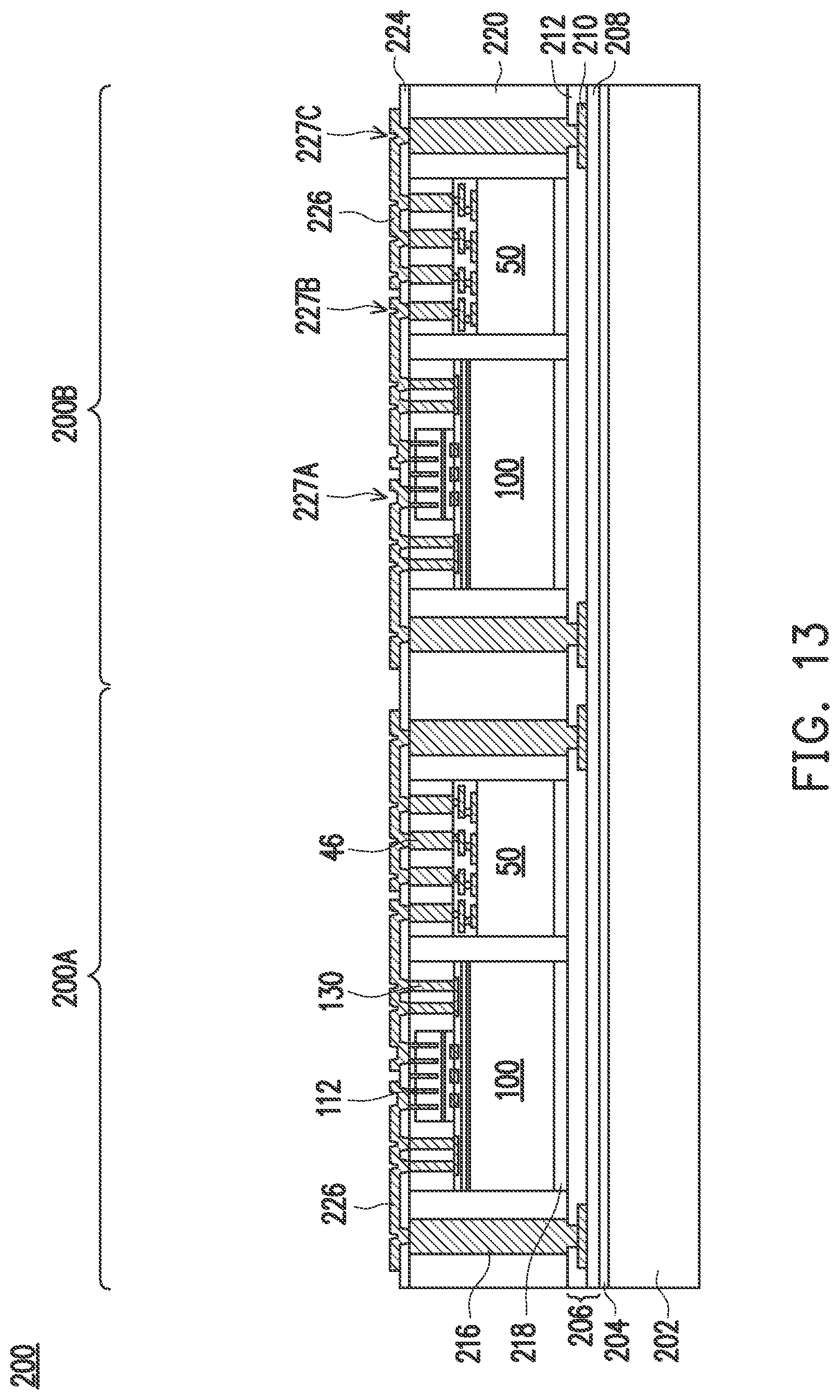 Patent US12308323 Figure 11 – Package-on-package device