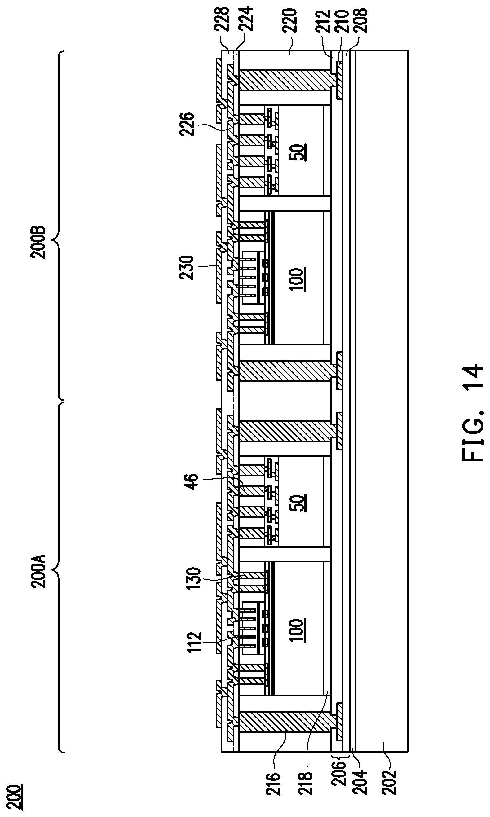 Patent US12308323 Figure 12 – Package-on-package device