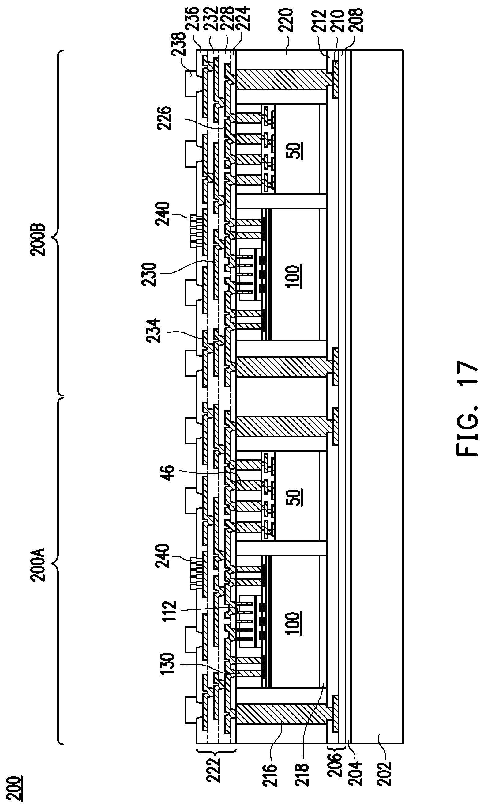 Patent US12308323 Figure 15 – Package-on-package device