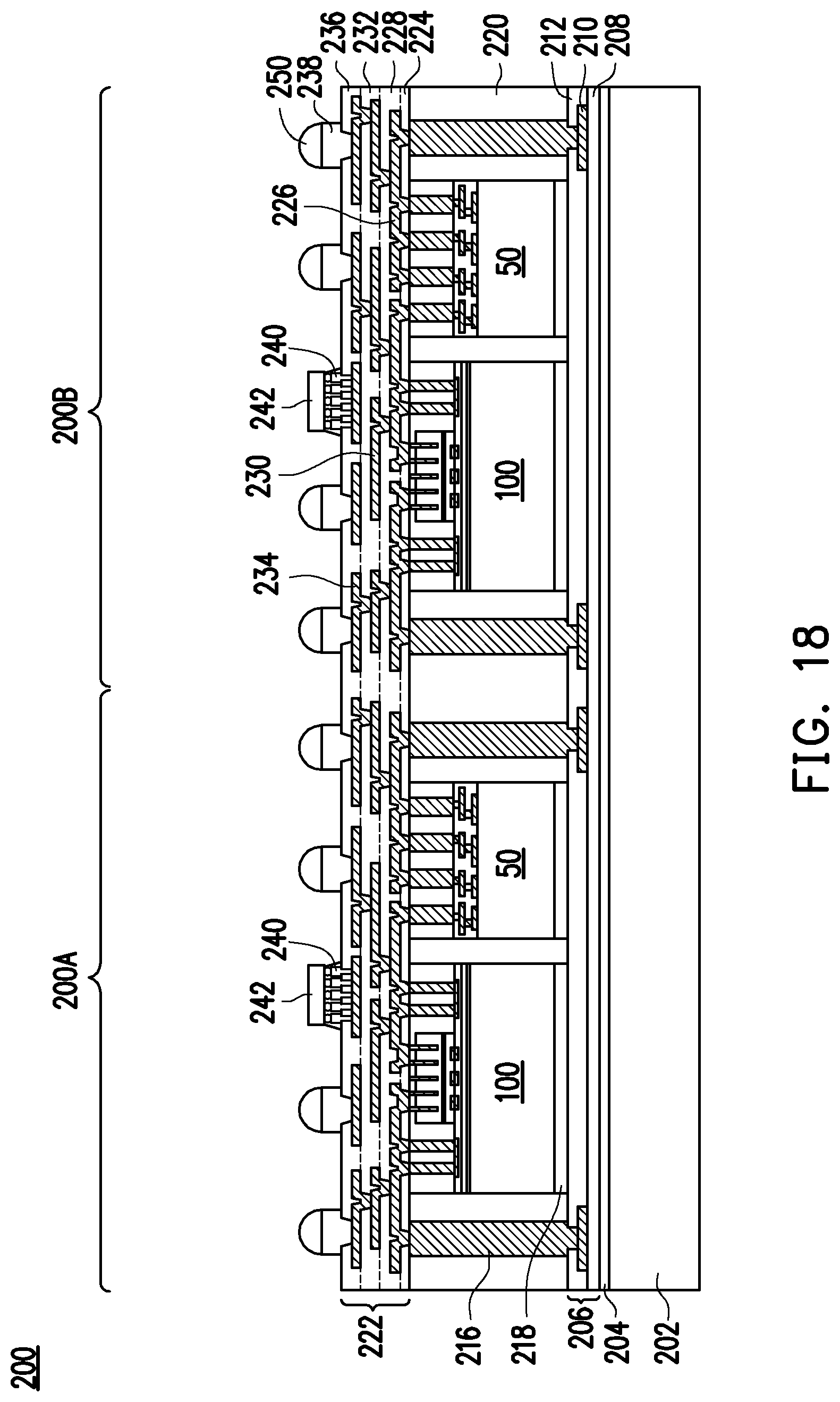 Patent US12308323 Figure 16 – Package-on-package device