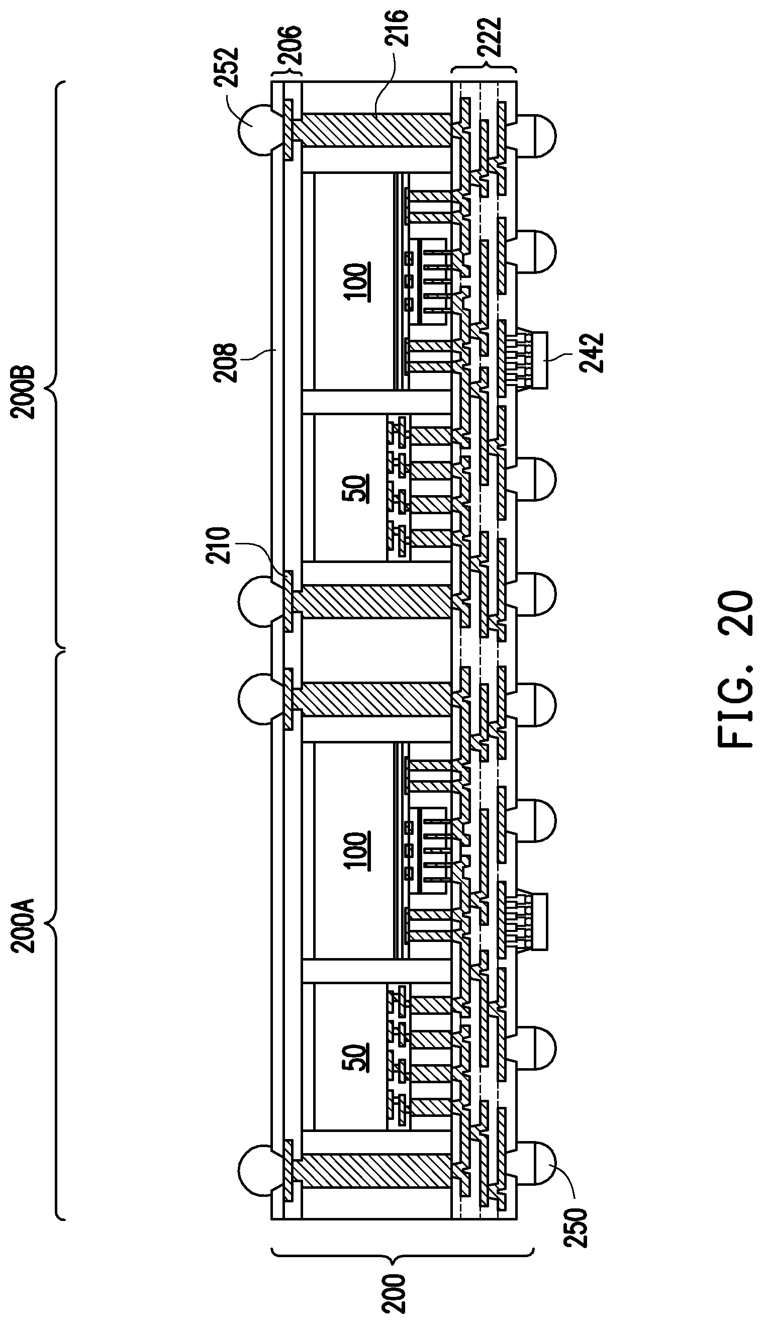 Patent US12308323 Figure 18 – Package-on-package device