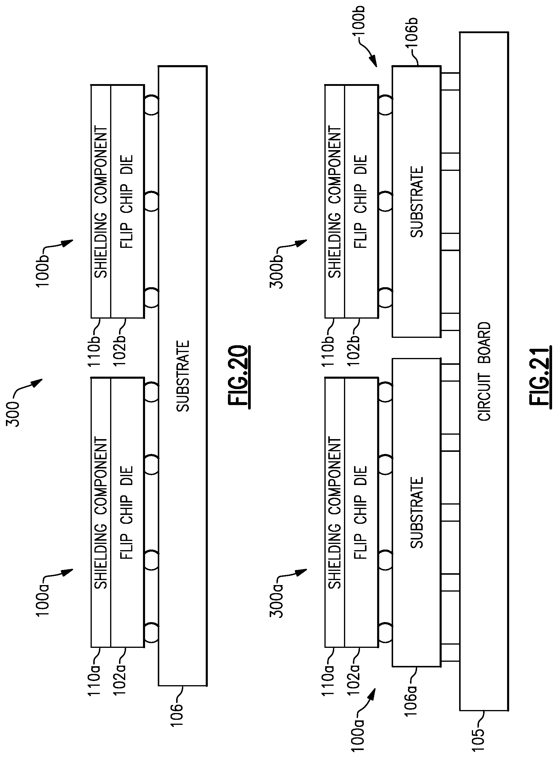 Patent US12308325 Figure 10 – Shielded radio-frequency devices configured to provide shielding for electromagnetic interference (EMI)
