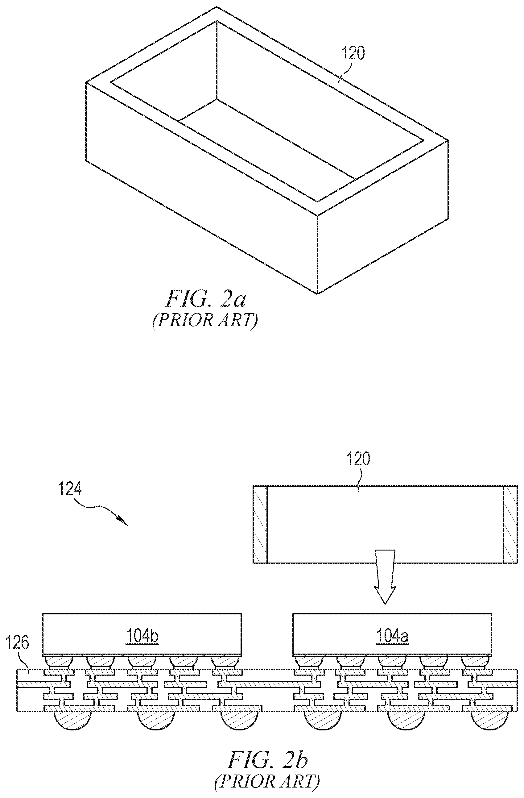 Patent US12308327 Figure 2 – Semiconductor device with compartment shield formed from metal bars and manufacturing method thereof