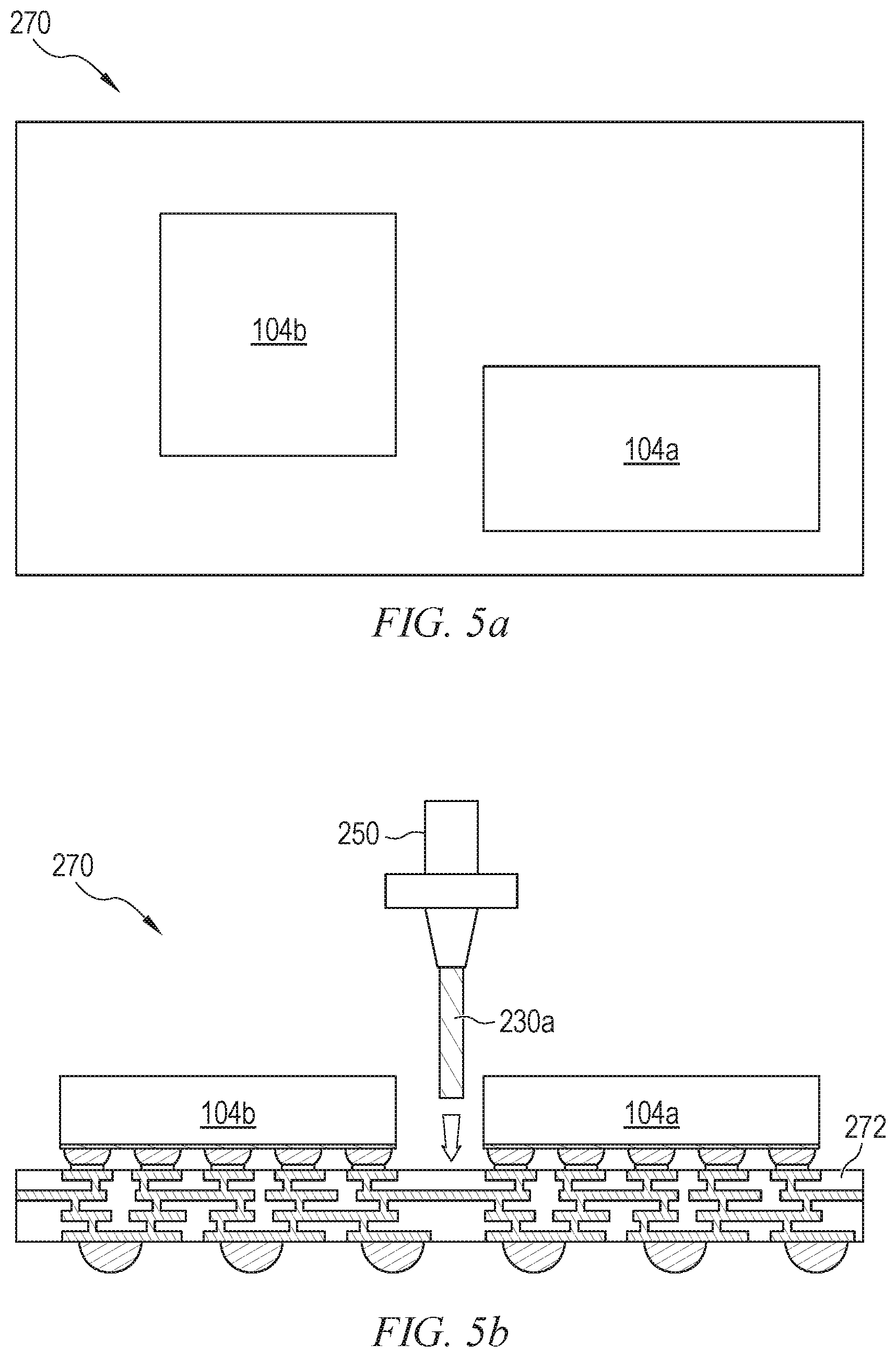 Patent US12308327 Figure 10 – Semiconductor device with compartment shield formed from metal bars and manufacturing method thereof