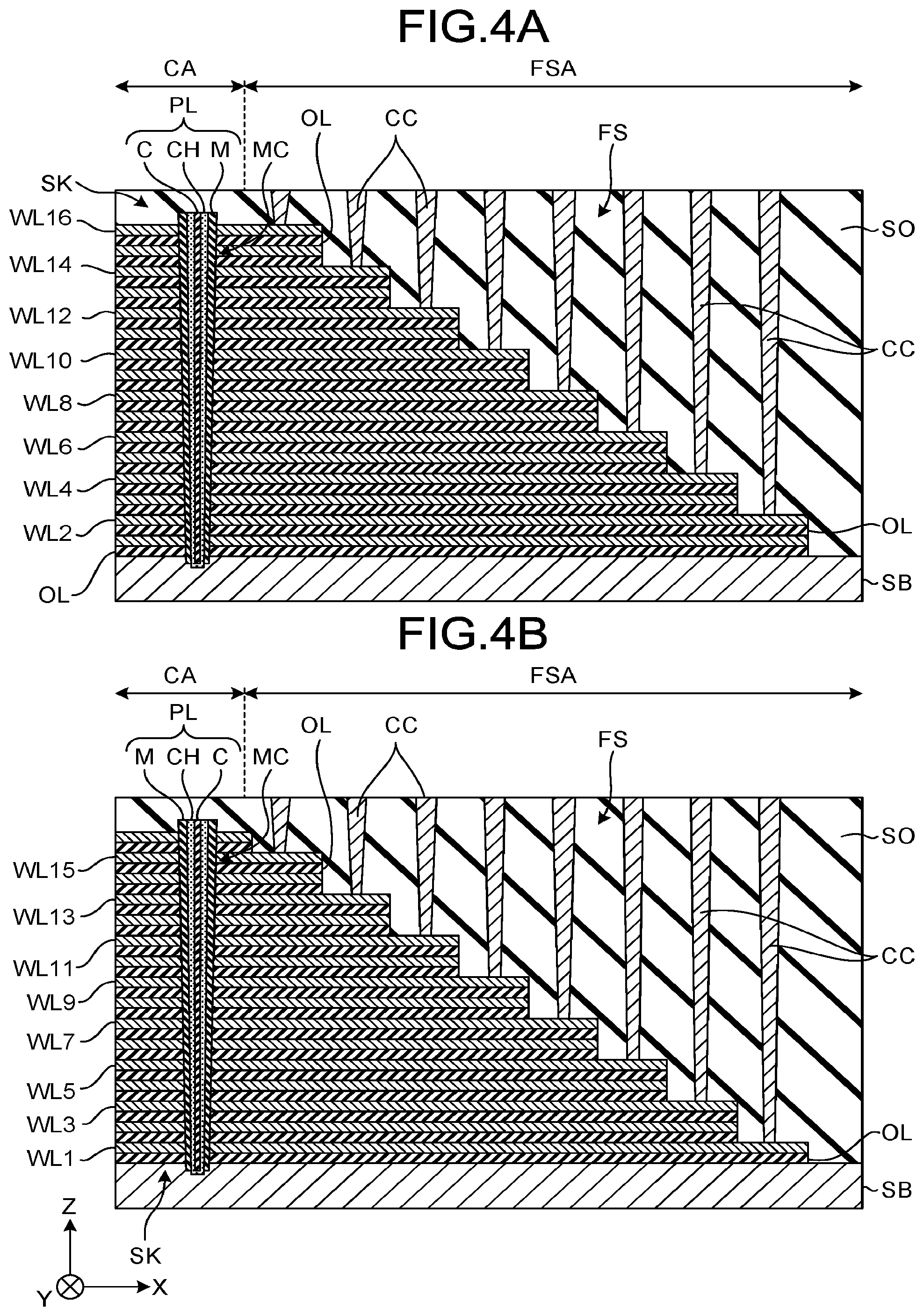 Patent US12308328 Figure 4 – Semiconductor memory device and method for manufacturing the same