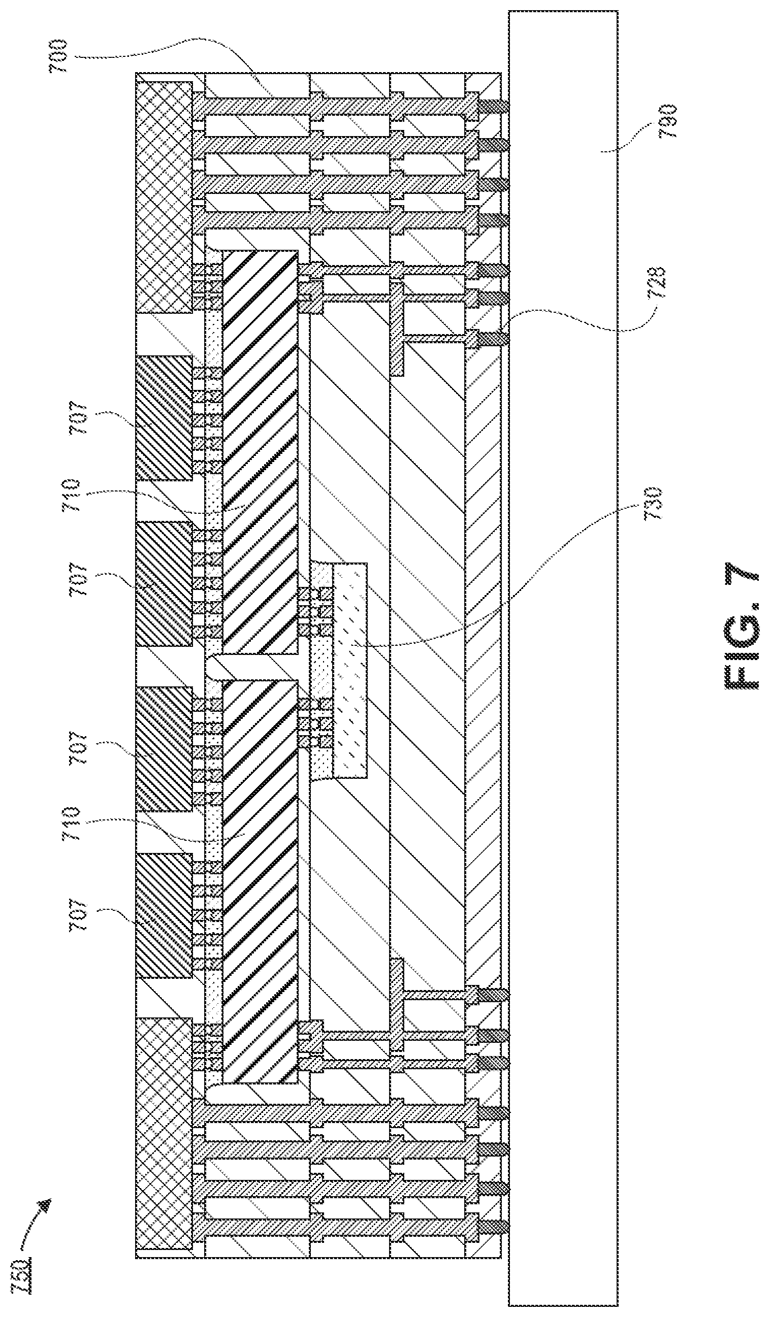 Patent US12308329 Figure 16 – Chiplet first architecture for die tiling applications