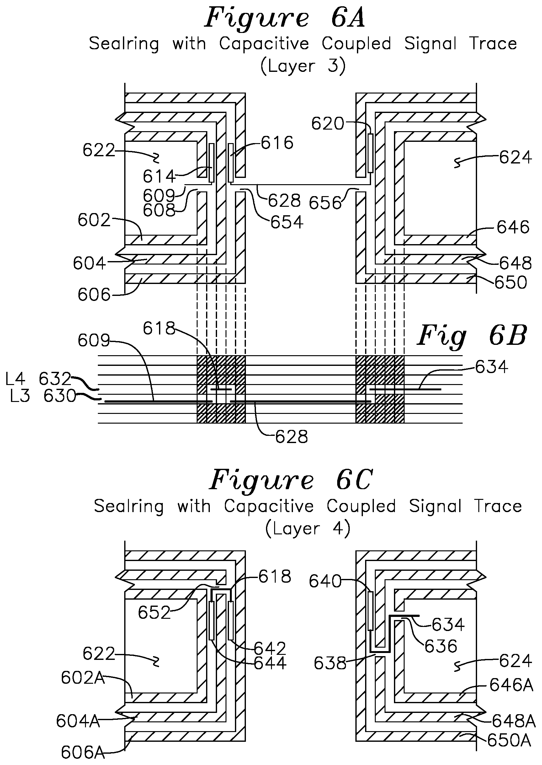 Patent US12308330 Figure 6 – Chip to chip interconnect beyond sealring boundary