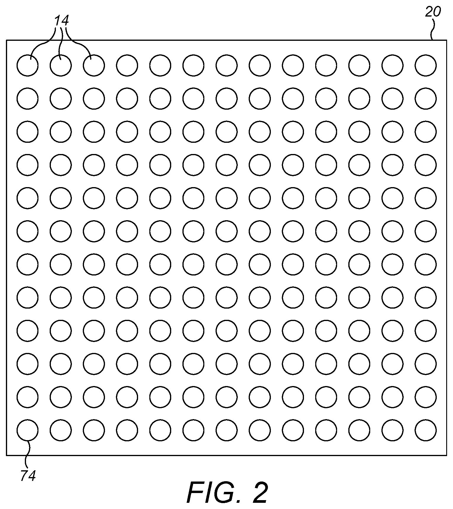 Patent US12308331 Figure 2 – Via structure for semiconductor dies