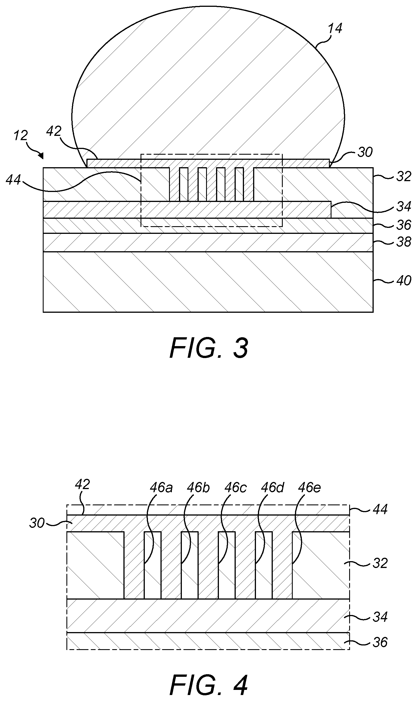 Patent US12308331 Figure 3 – Via structure for semiconductor dies