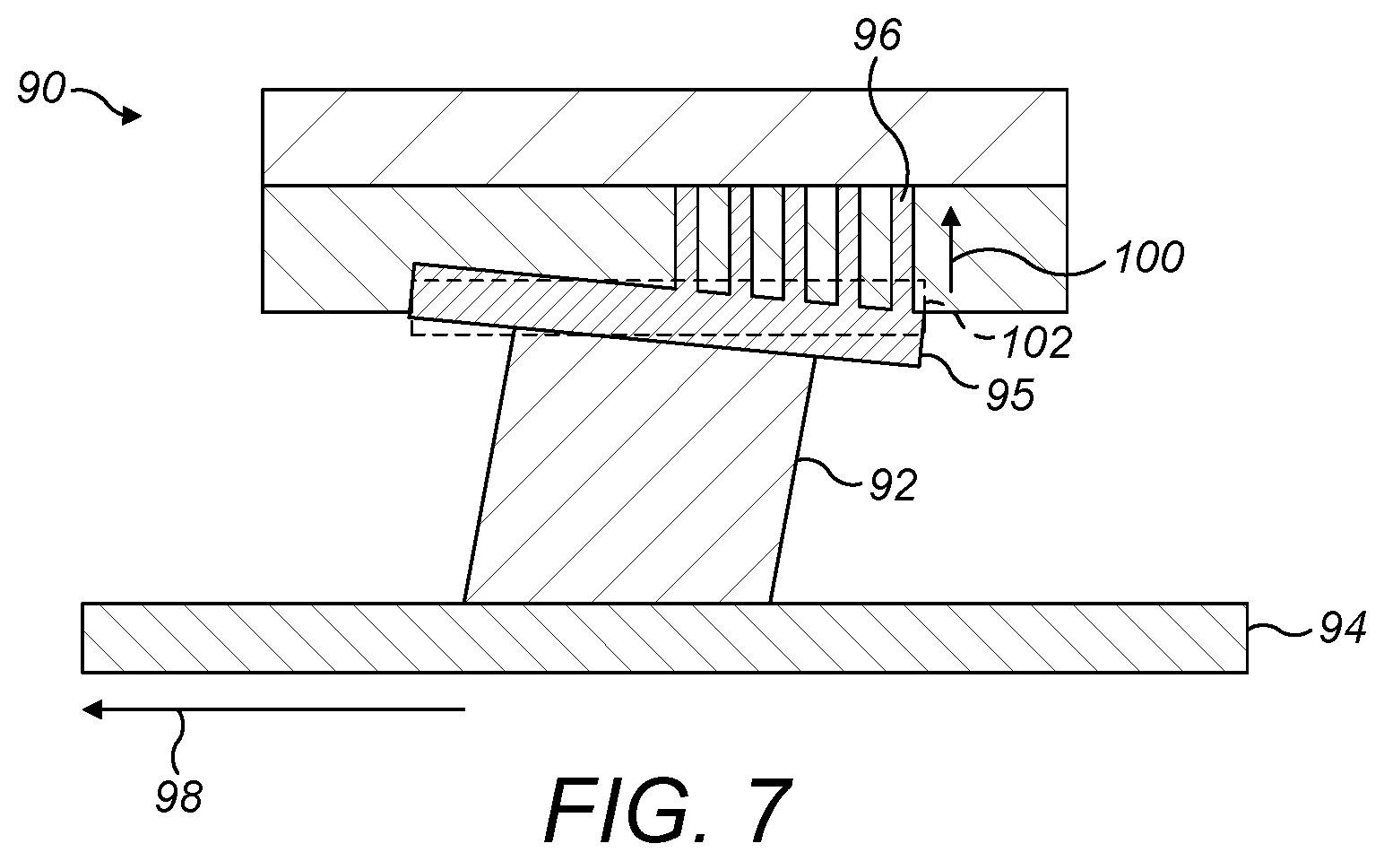 Patent US12308331 Figure 5 – Via structure for semiconductor dies
