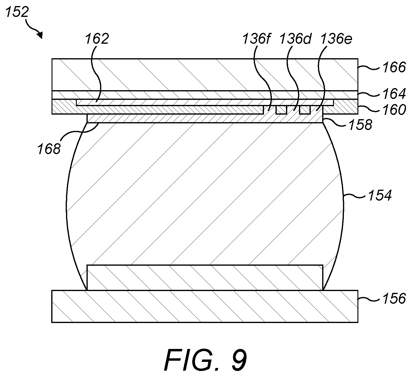 Patent US12308331 Figure 7 – Via structure for semiconductor dies