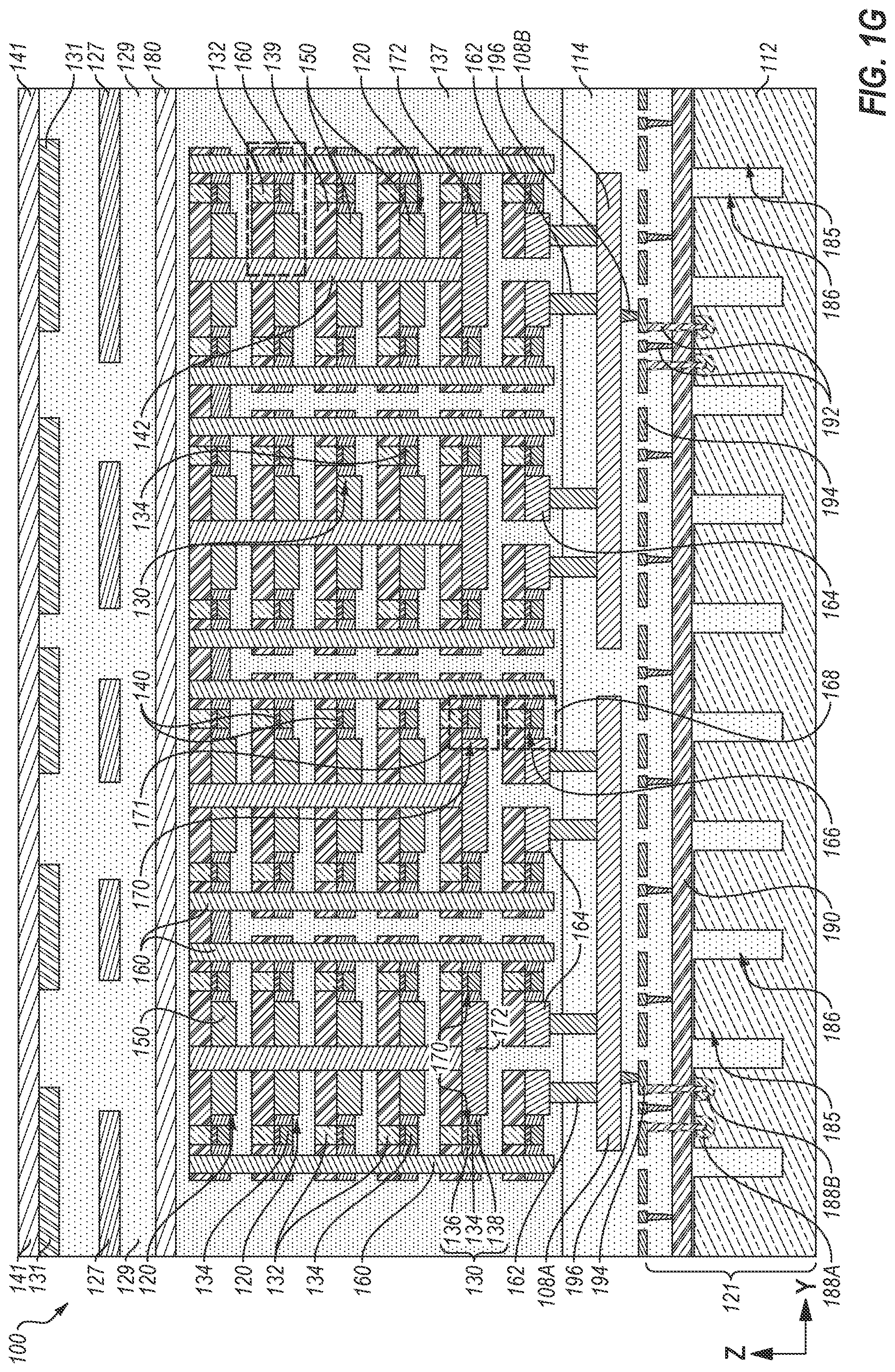 Patent US12308333 Figure 6 – Microelectronic devices, related electronic systems, and methods of forming microelectronic devices