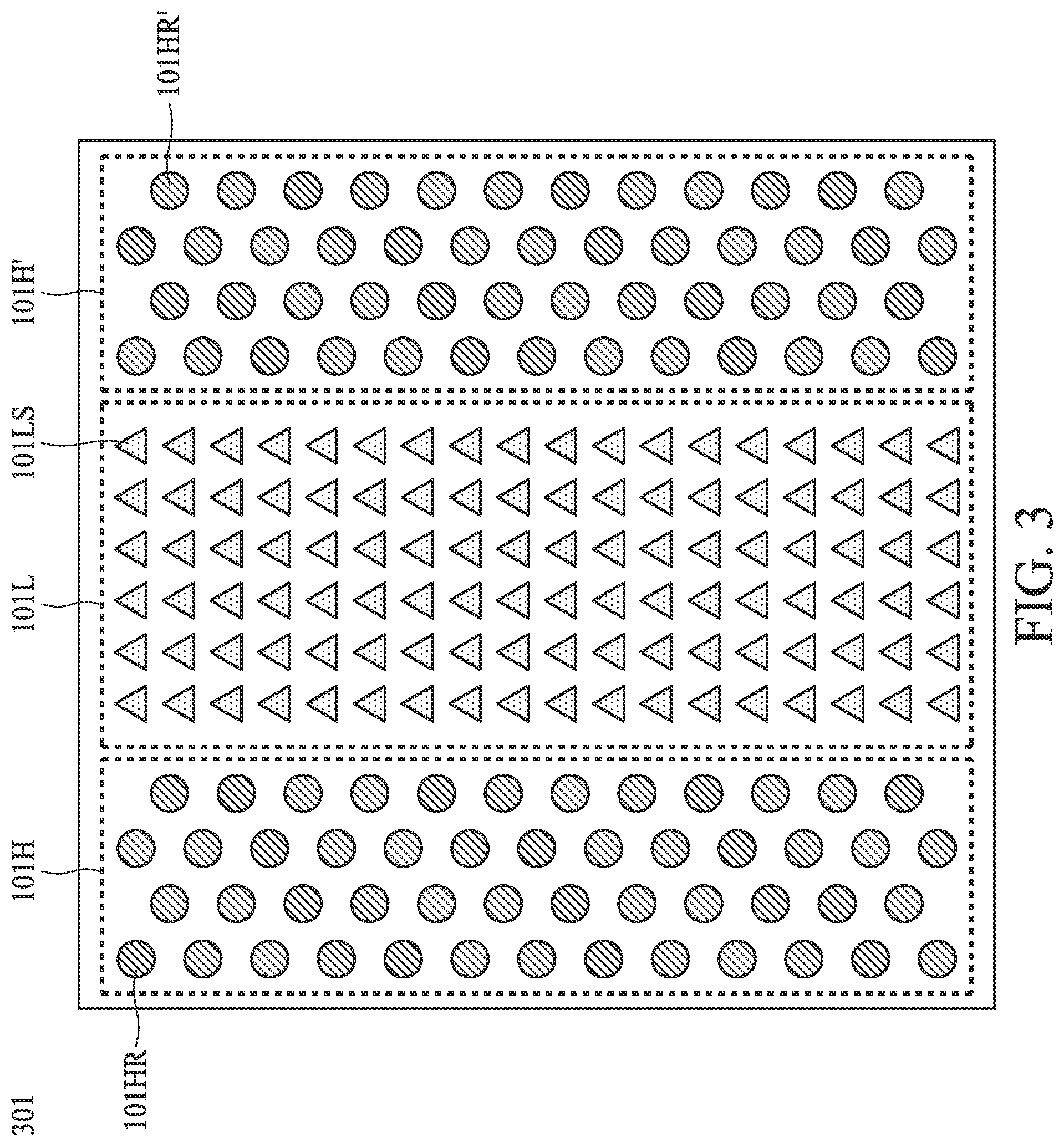 Patent US12308334 Figure 3 – Semiconductor device and semiconductor package