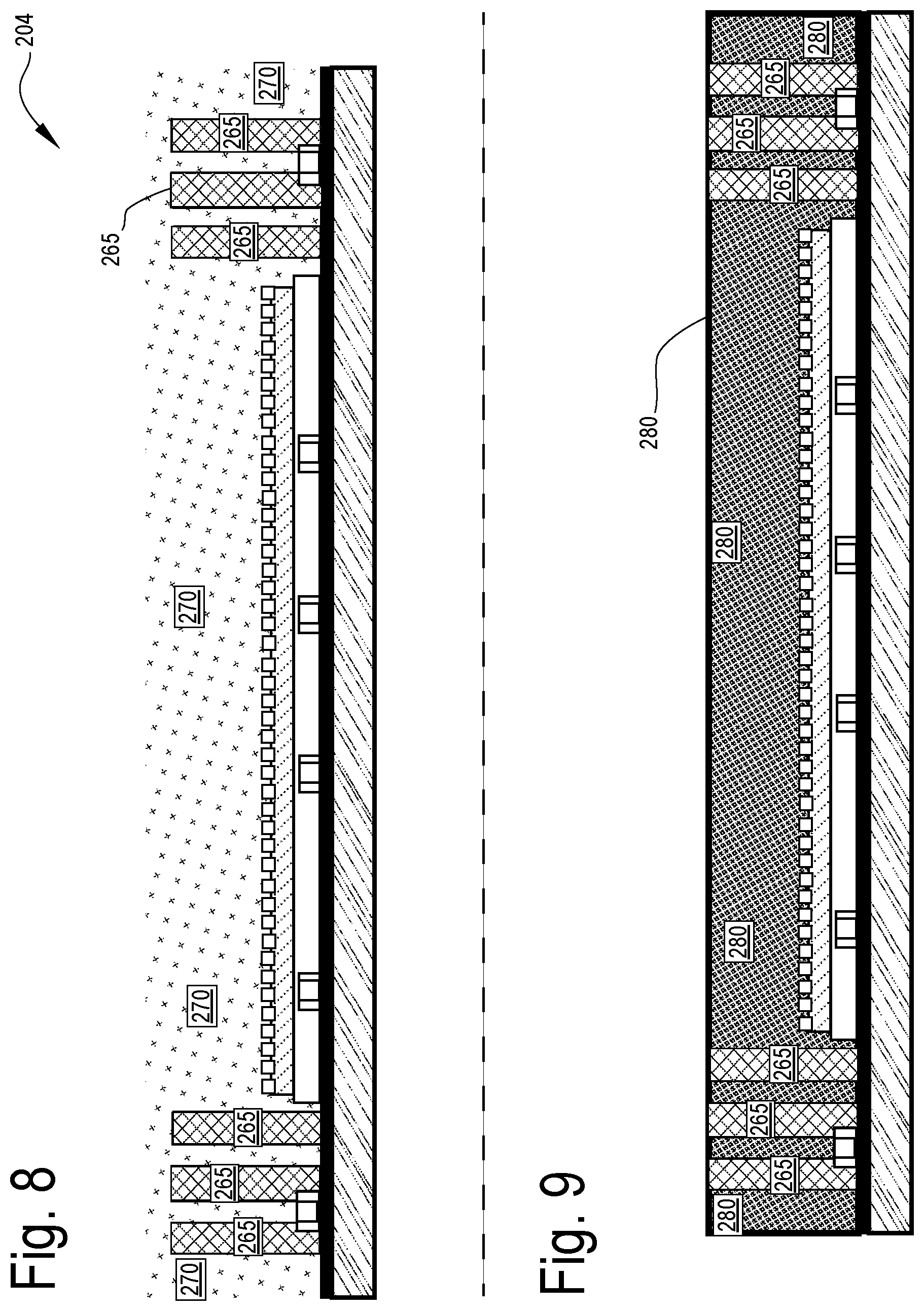 Patent US12308335 Figure 5 – Integrating and accessing passive components in wafer-level packages
