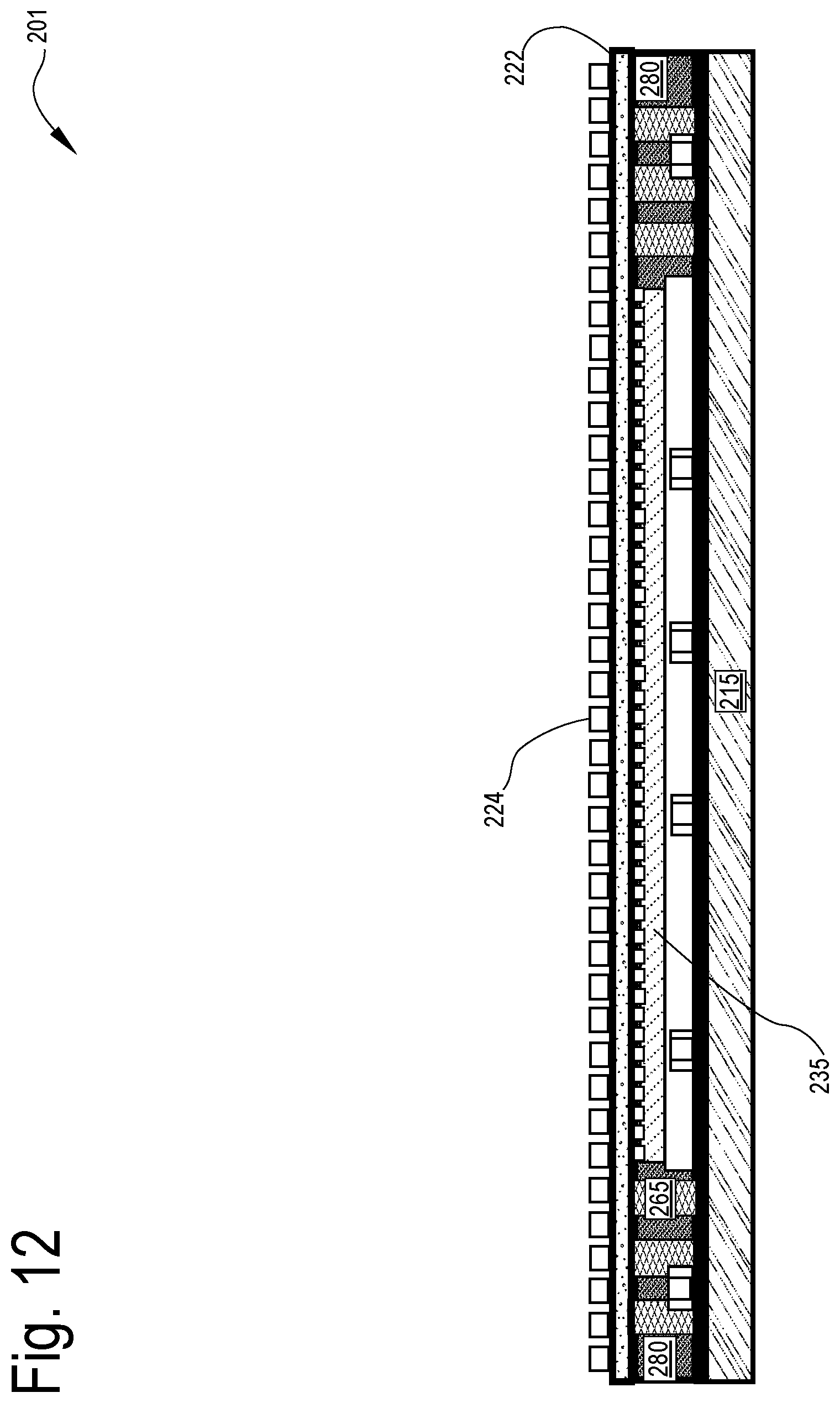 Patent US12308335 Figure 7 – Integrating and accessing passive components in wafer-level packages