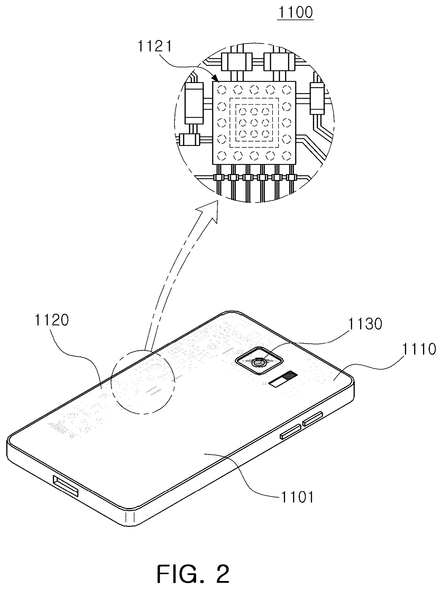 Patent US12308336 Figure 2 – Semiconductor package