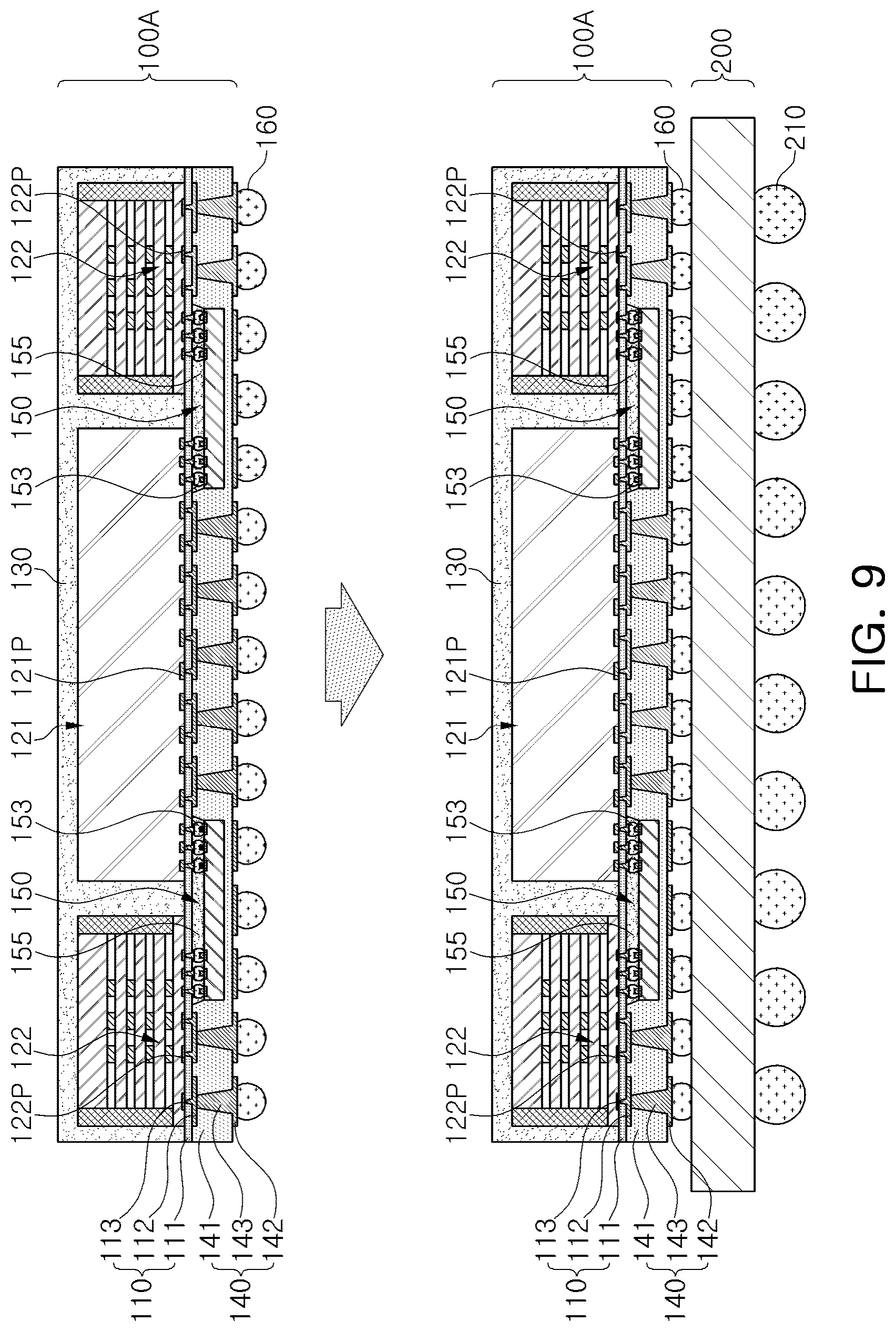 Patent US12308336 Figure 8 – Semiconductor package