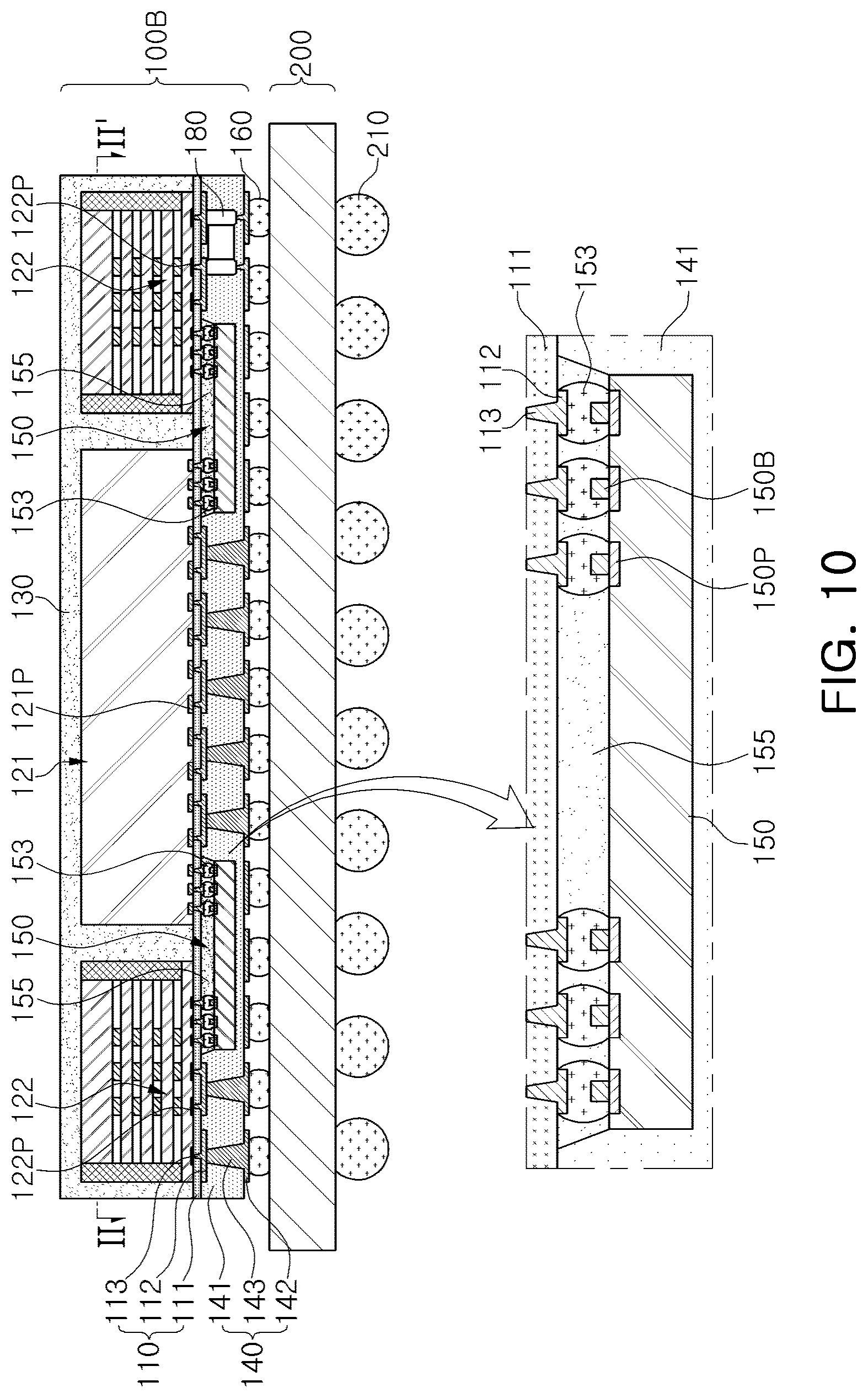 Patent US12308336 Figure 9 – Semiconductor package