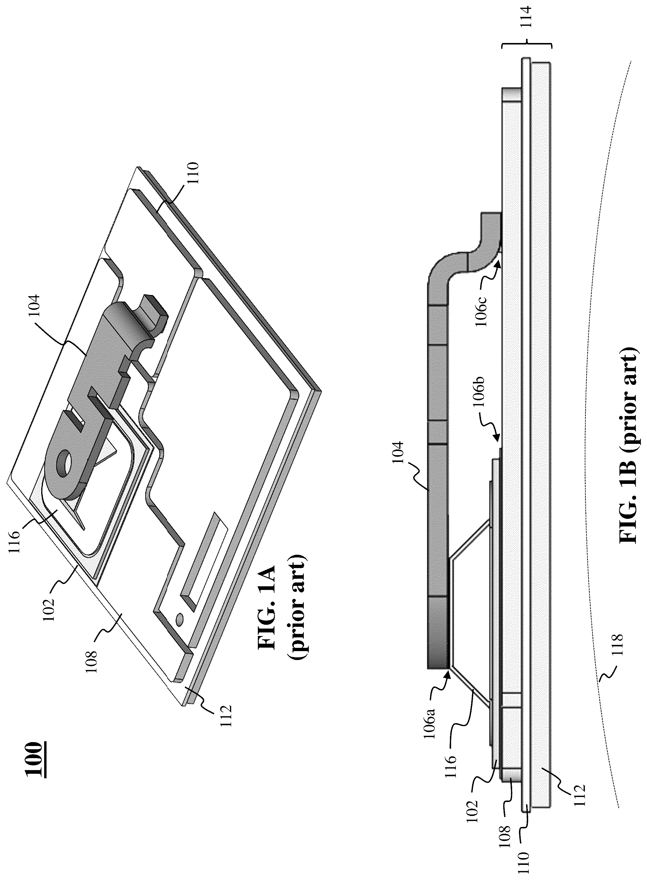 Patent US12308338 Figure 1 – Power substrate assembly with reduced warpage