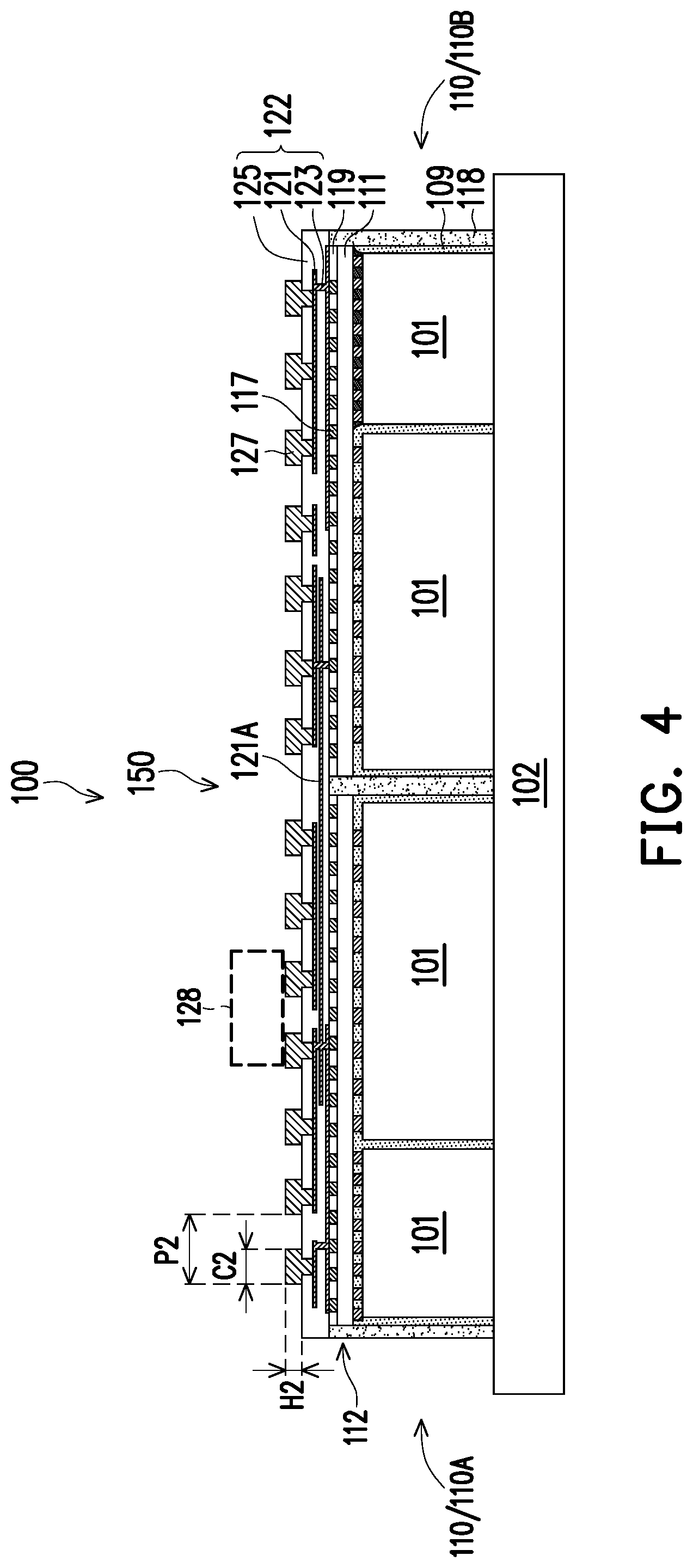 Patent US12308343 Figure 3 – Semiconductor device and method of forming the same