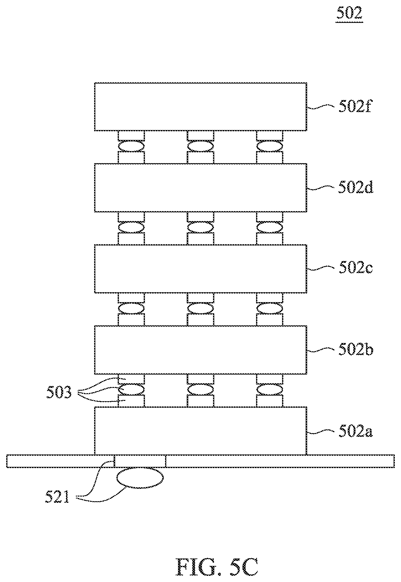 Patent US12308344 Figure 6 – Multi-chip package having stress relief structure