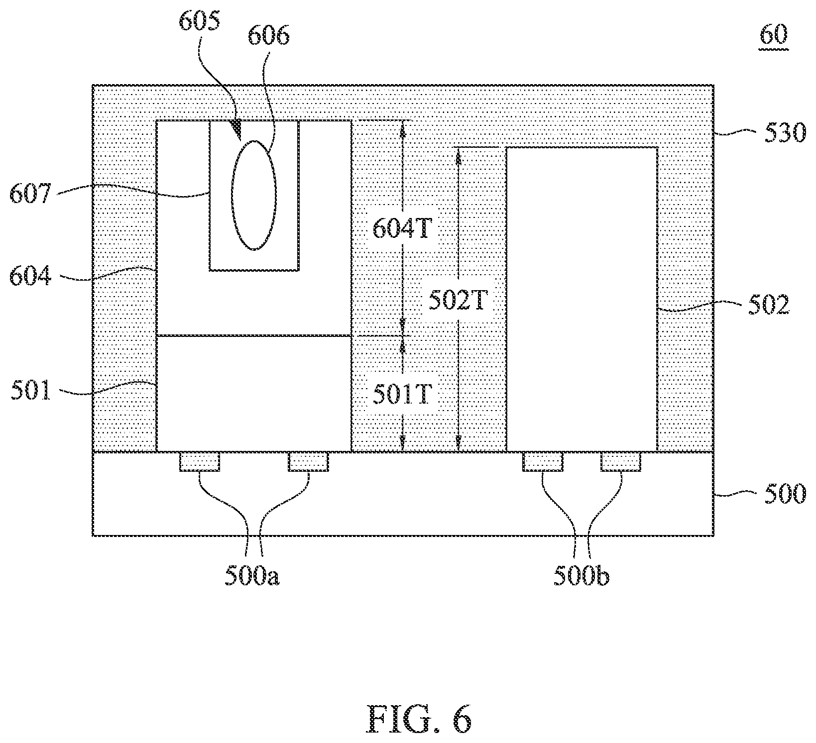 Patent US12308344 Figure 7 – Multi-chip package having stress relief structure