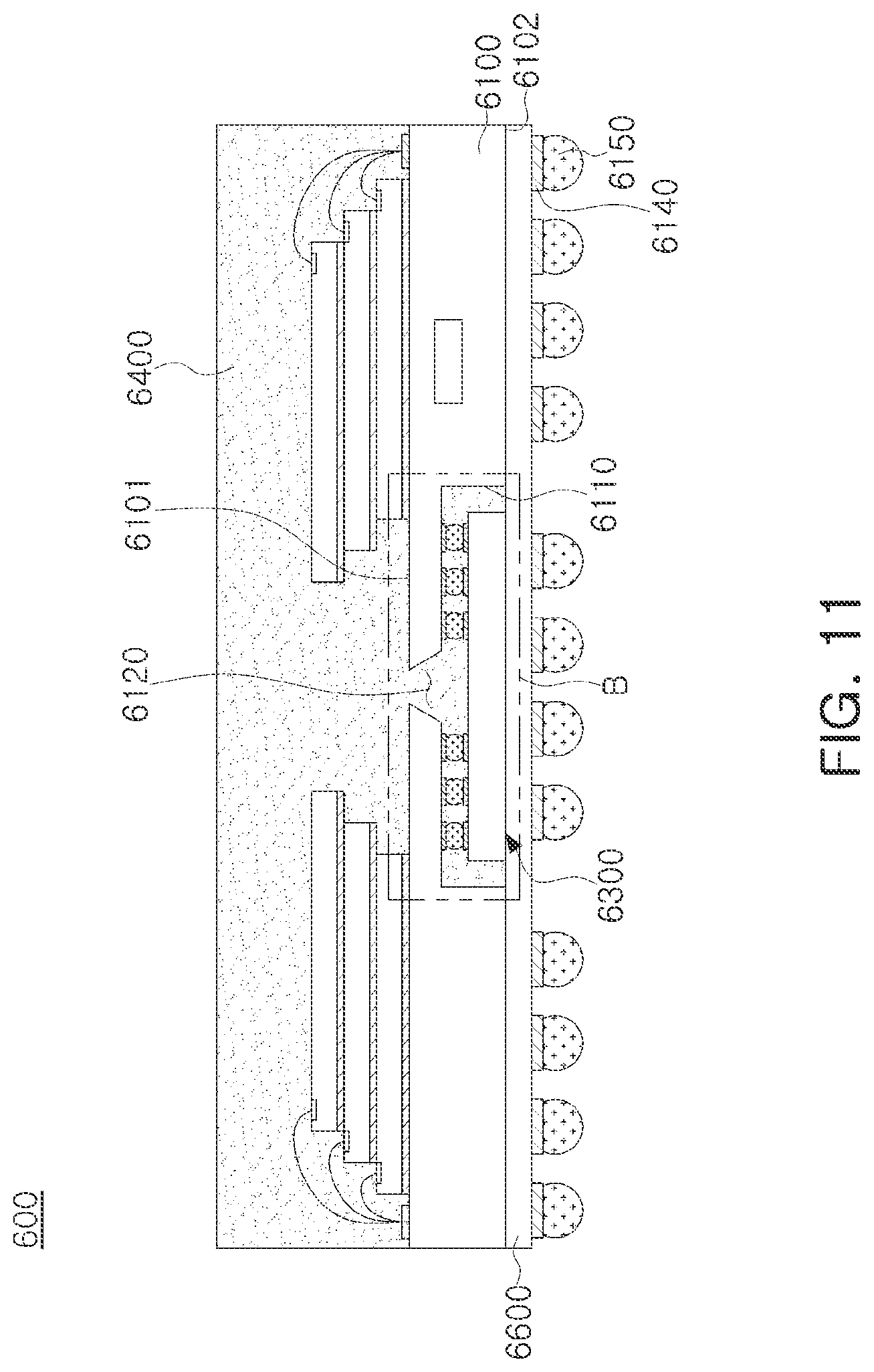 Patent US12308345 Figure 11 – Semiconductor package