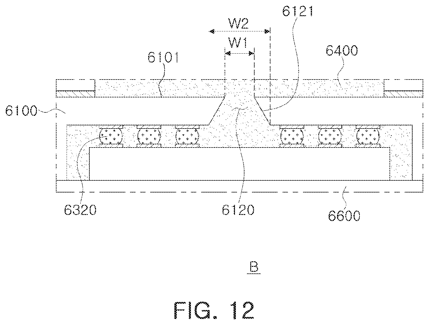 Patent US12308345 Figure 12 – Semiconductor package