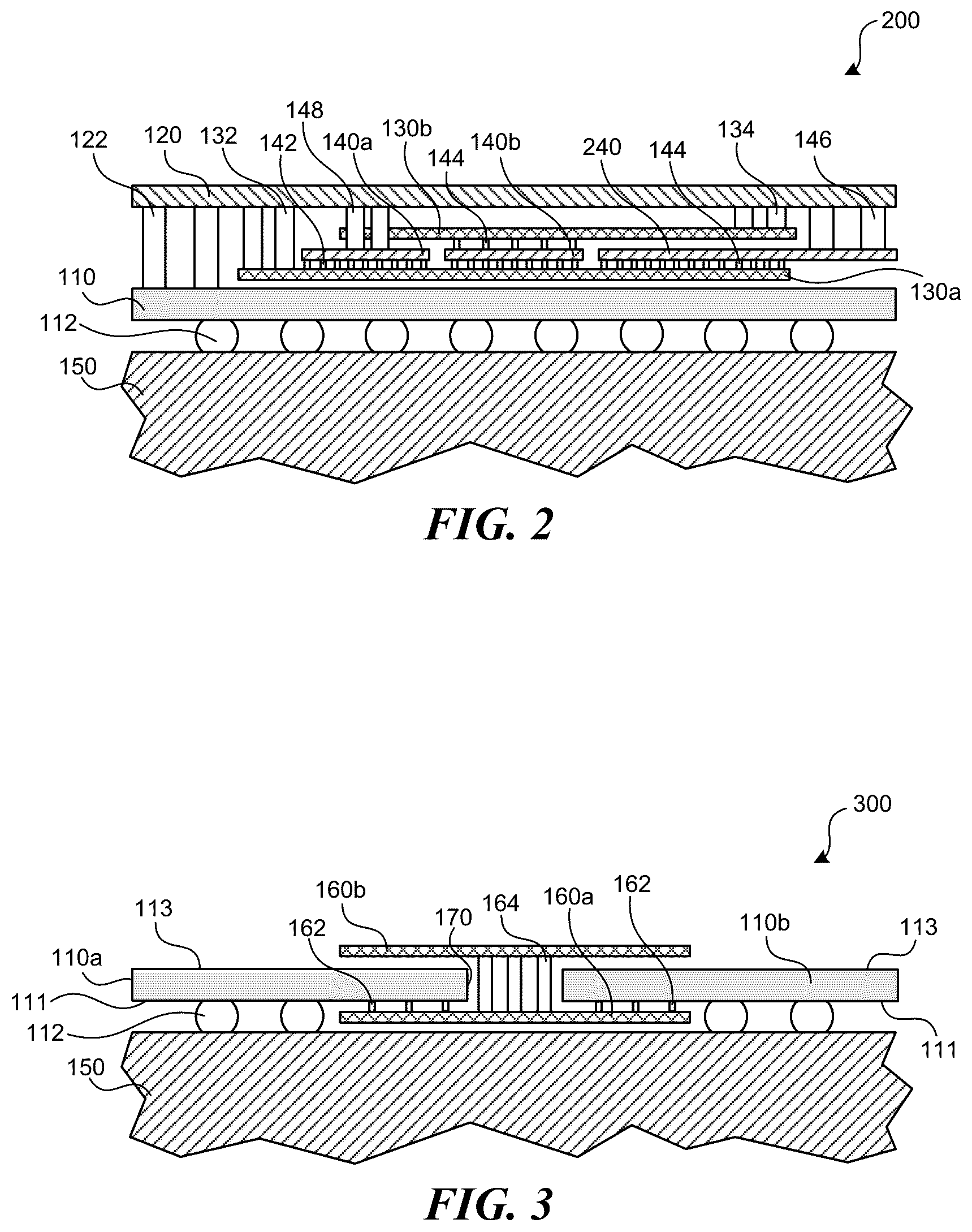 Patent US12308348 Figure 2 – Multi-height interconnect structures and associated systems and methods