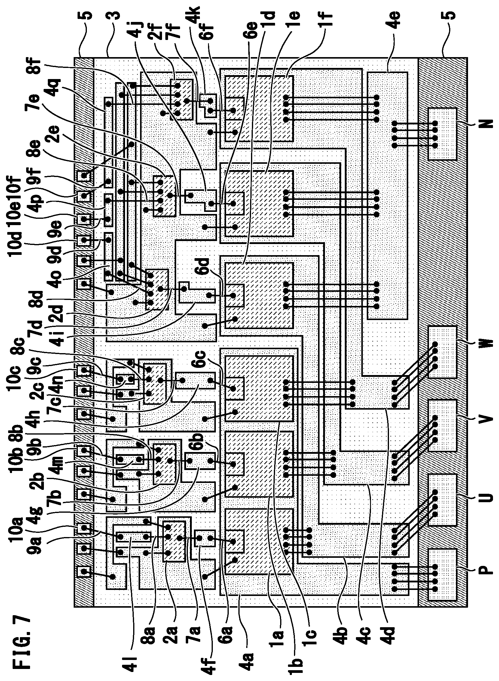 Patent US12308349 Figure 7 – Semiconductor apparatus