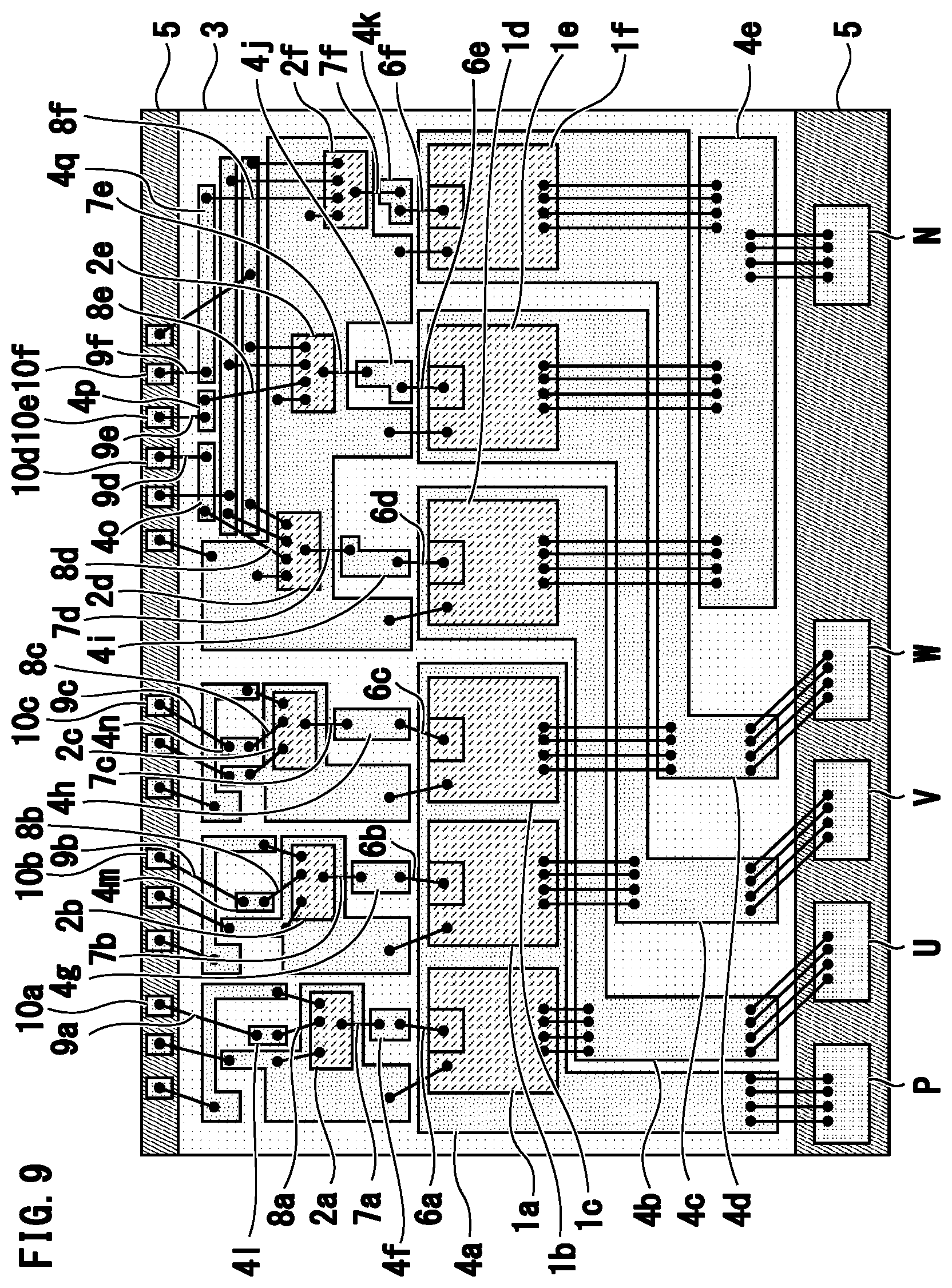 Patent US12308349 Figure 9 – Semiconductor apparatus