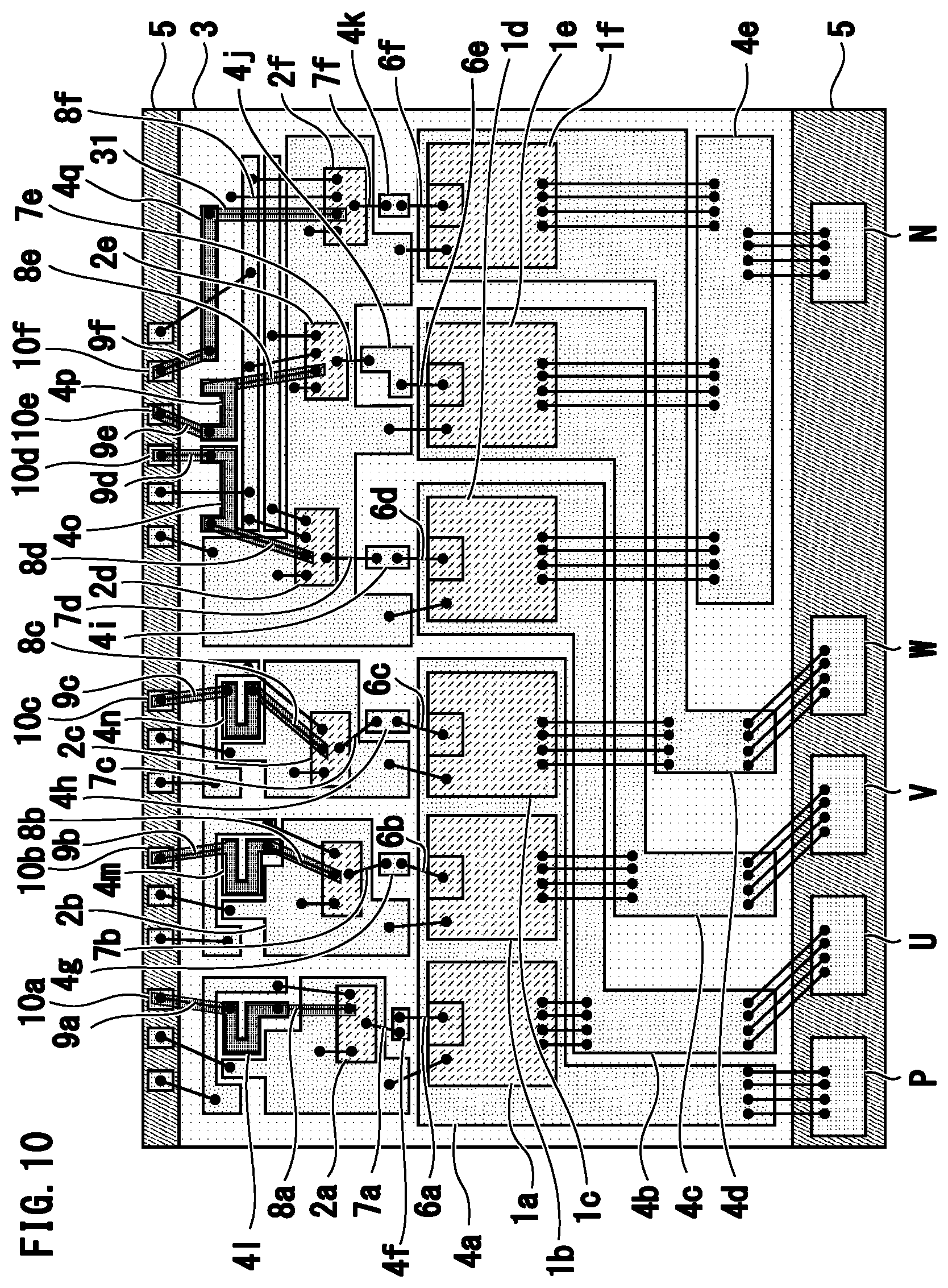 Patent US12308349 Figure 10 – Semiconductor apparatus