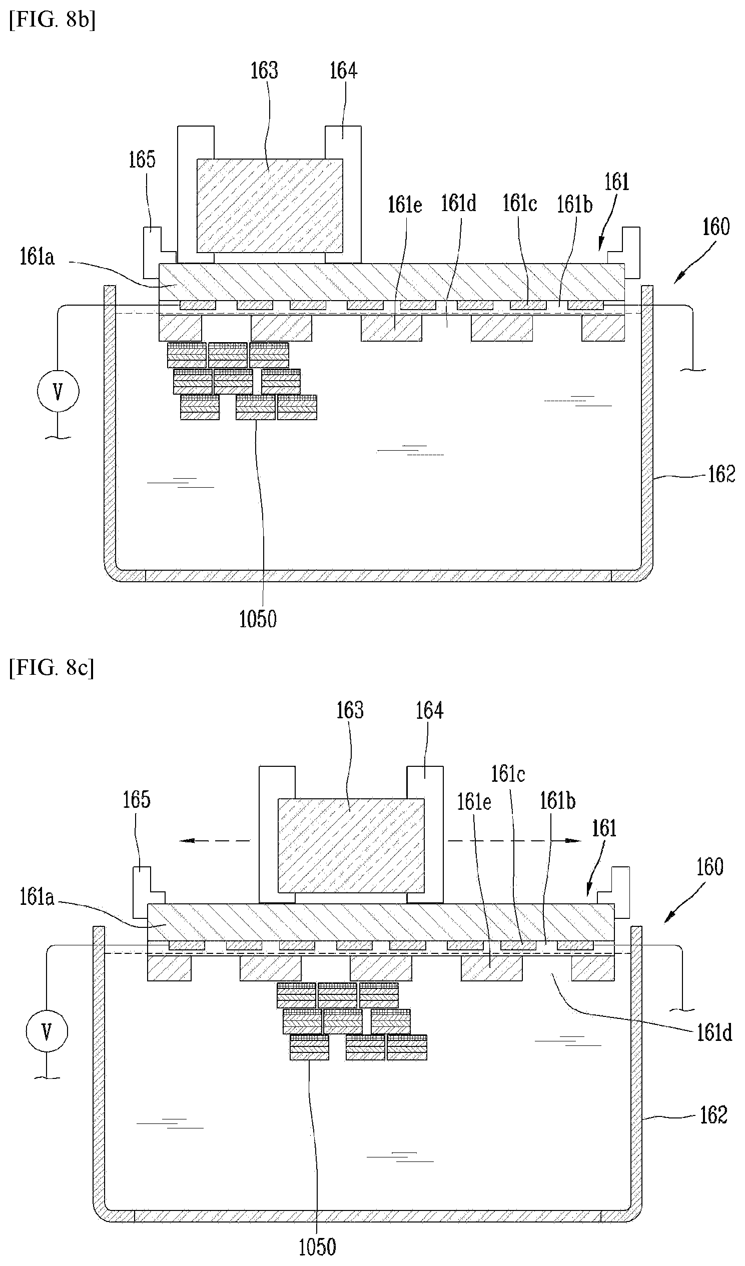 Patent US12308352 Figure 7 – Display device using micro led