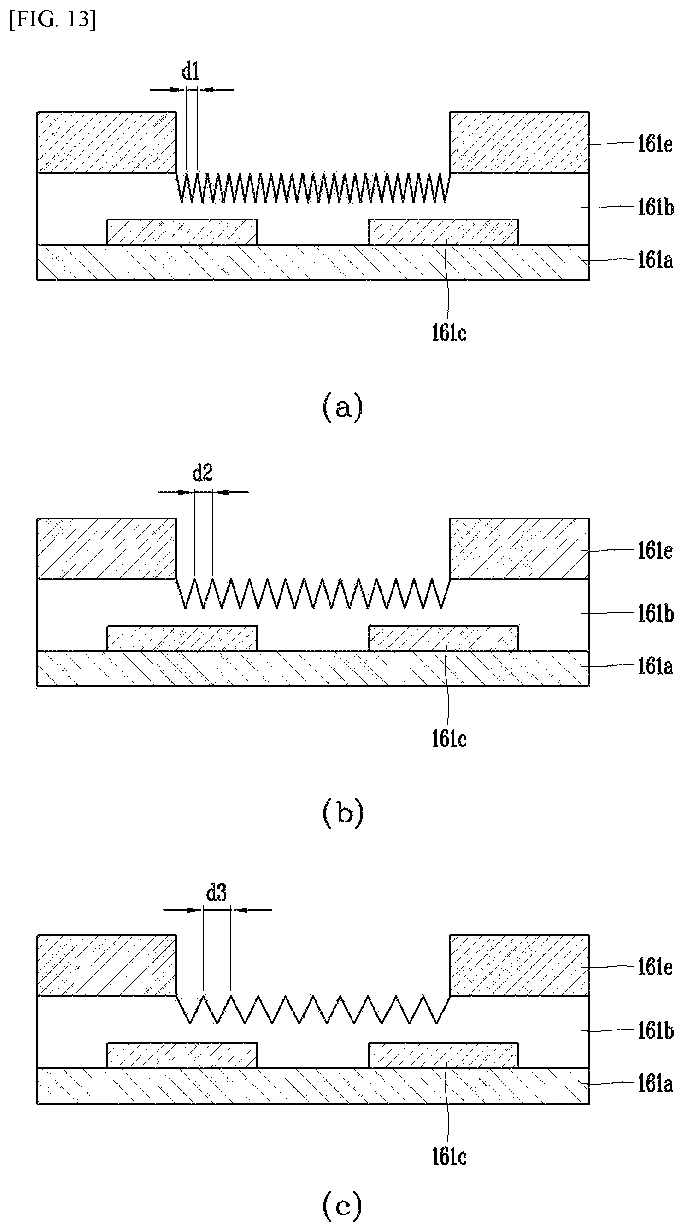 Patent US12308352 Figure 13 – Display device using micro led